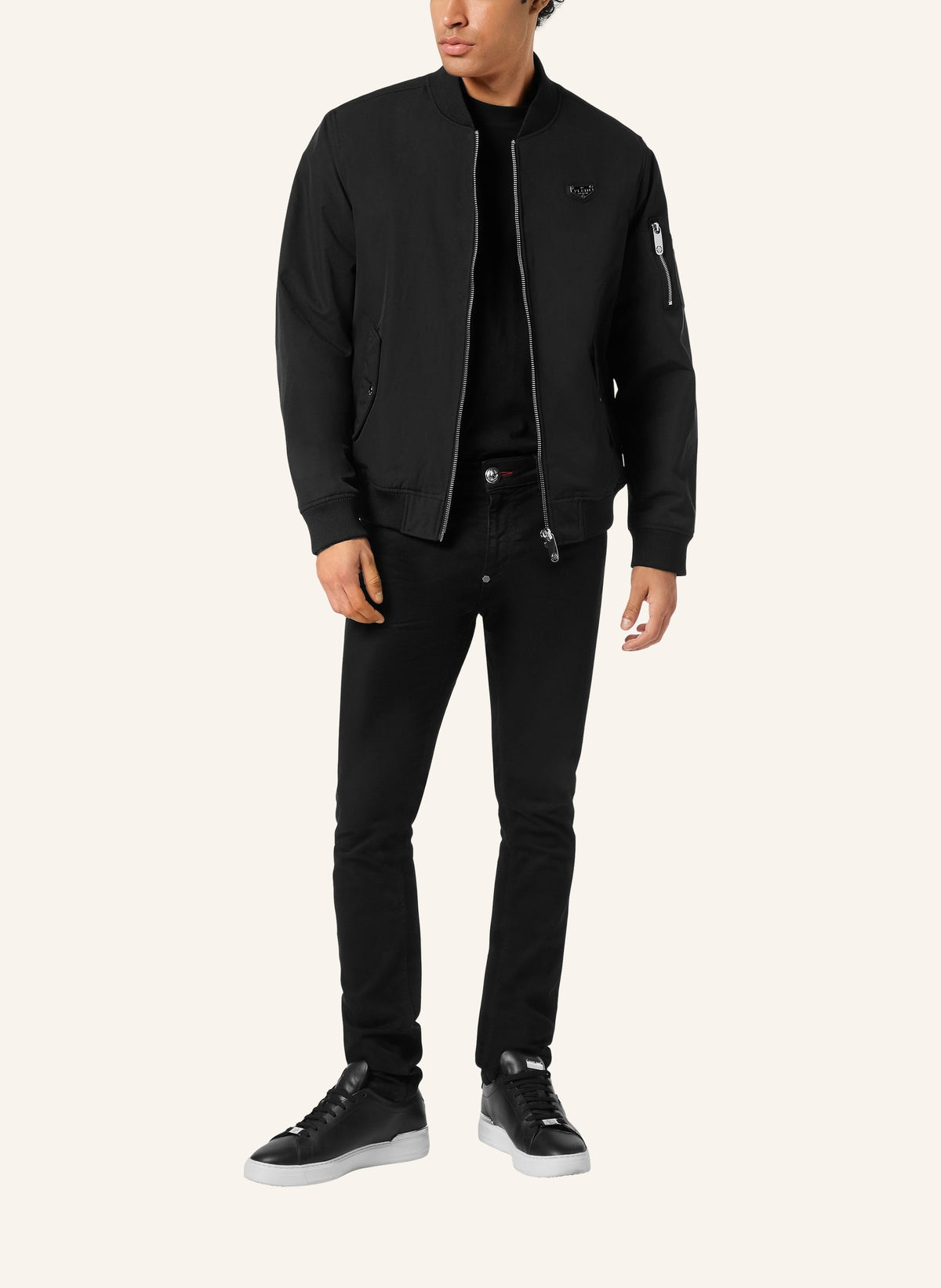 Nylon Bomber Jacket