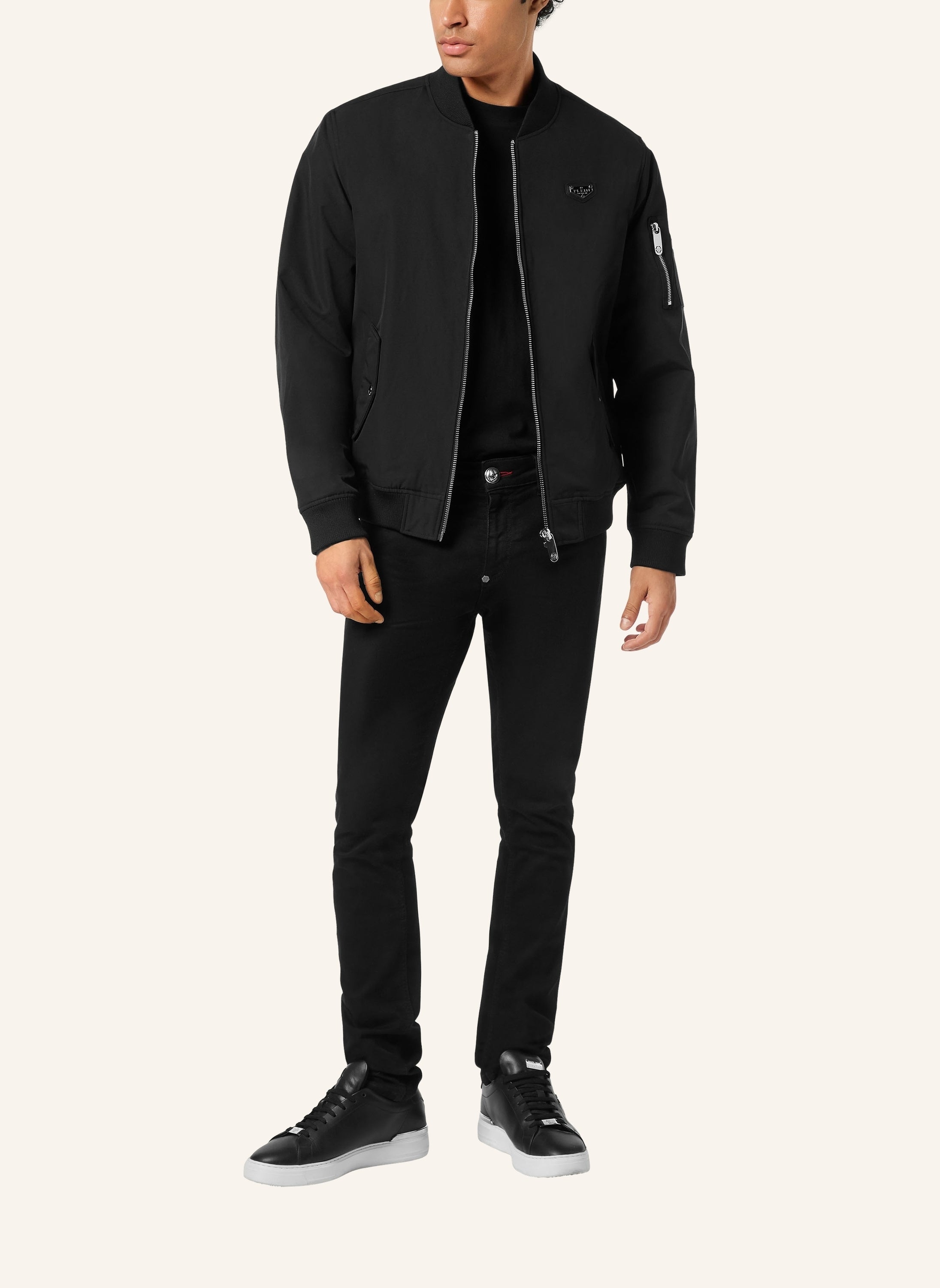 Nylon Bomber Jacket