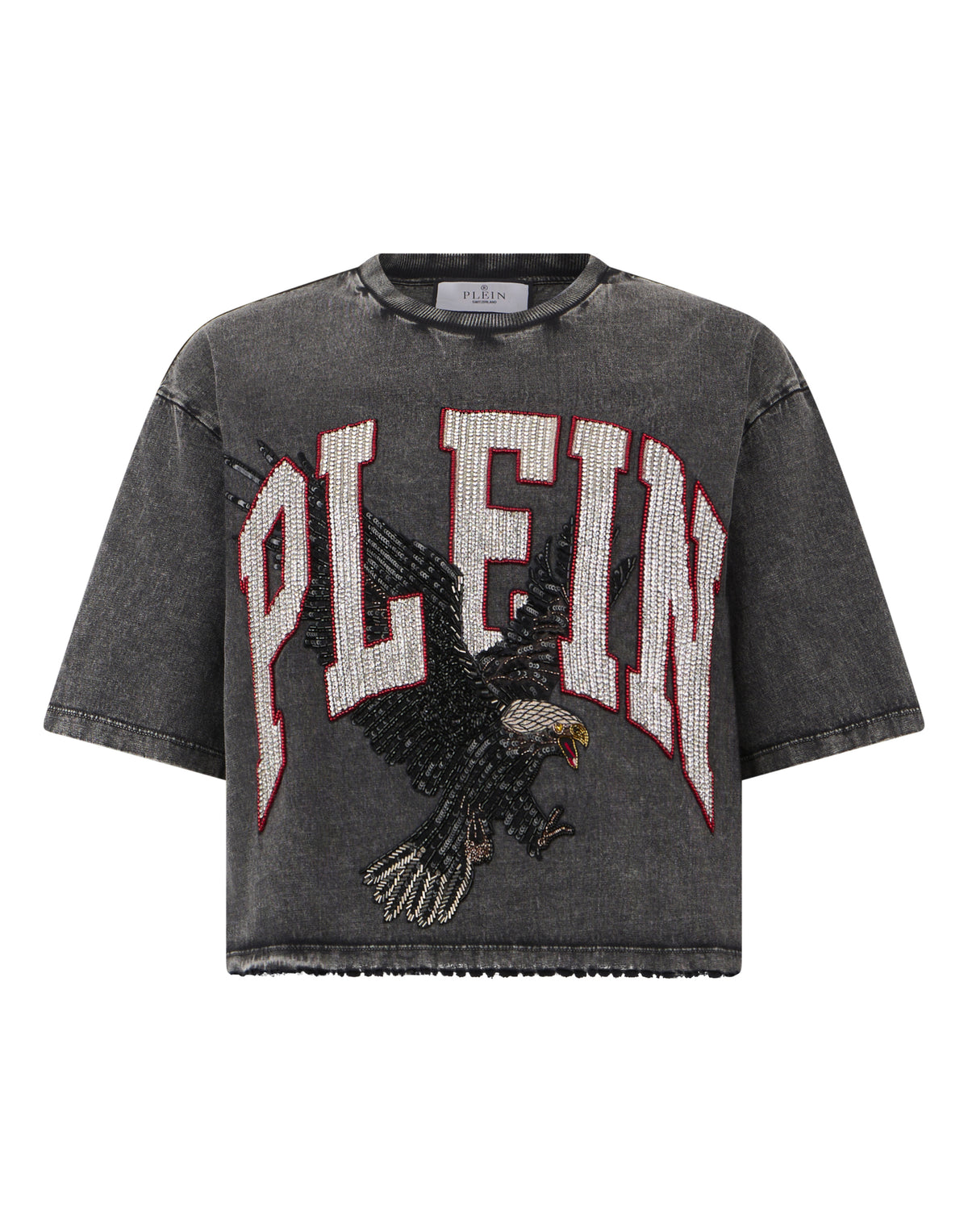 Cropped T-Shirt Plein Eagle
