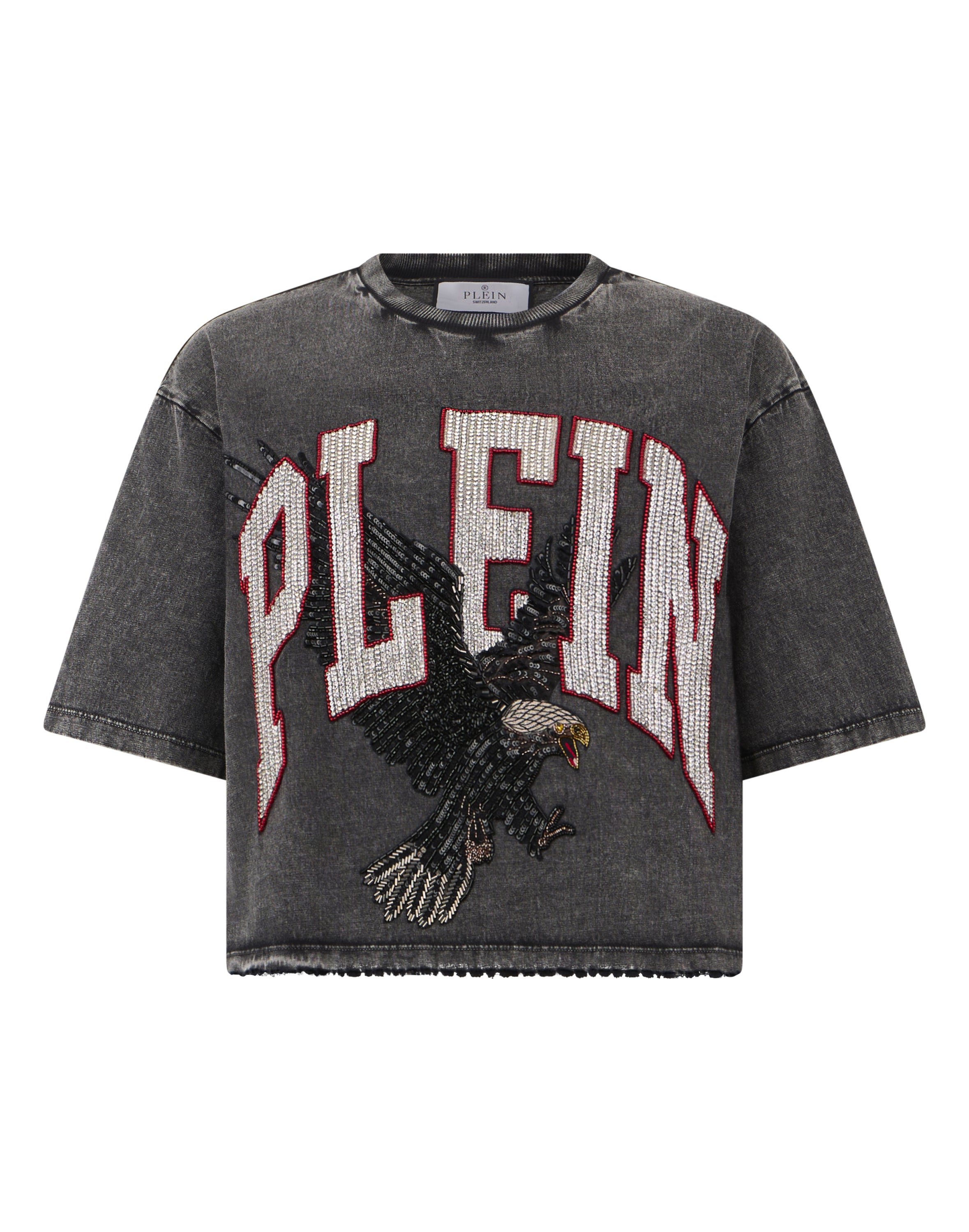 Cropped T-Shirt Plein Eagle