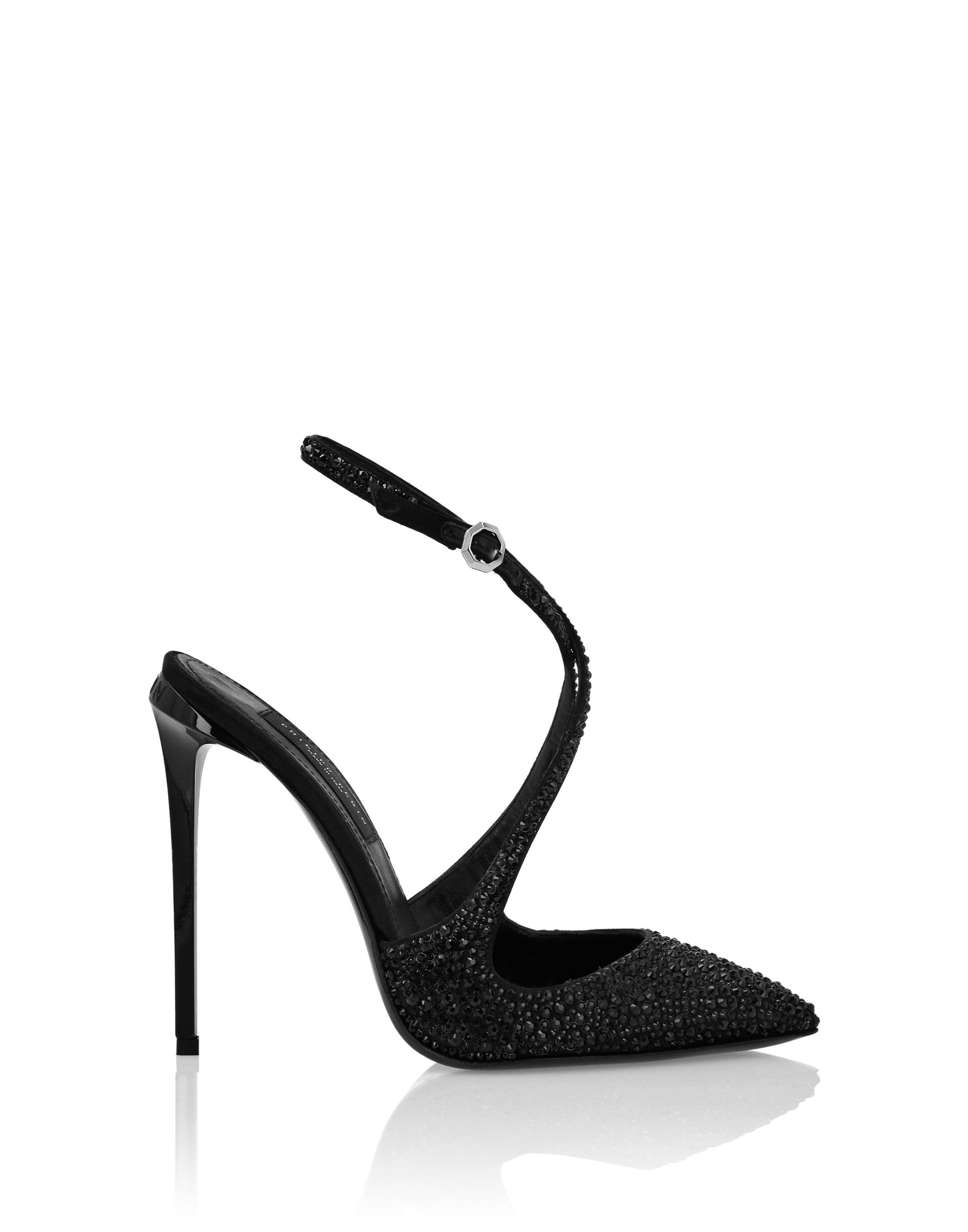 Slingback Shoes Strass