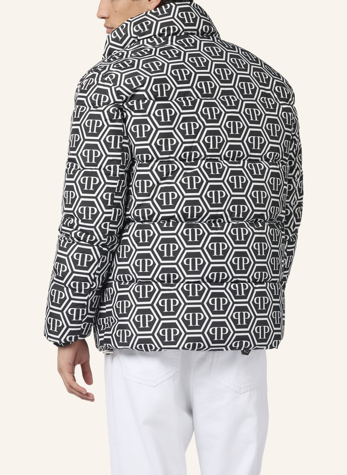 Nylon Puffer Jacket Monogram