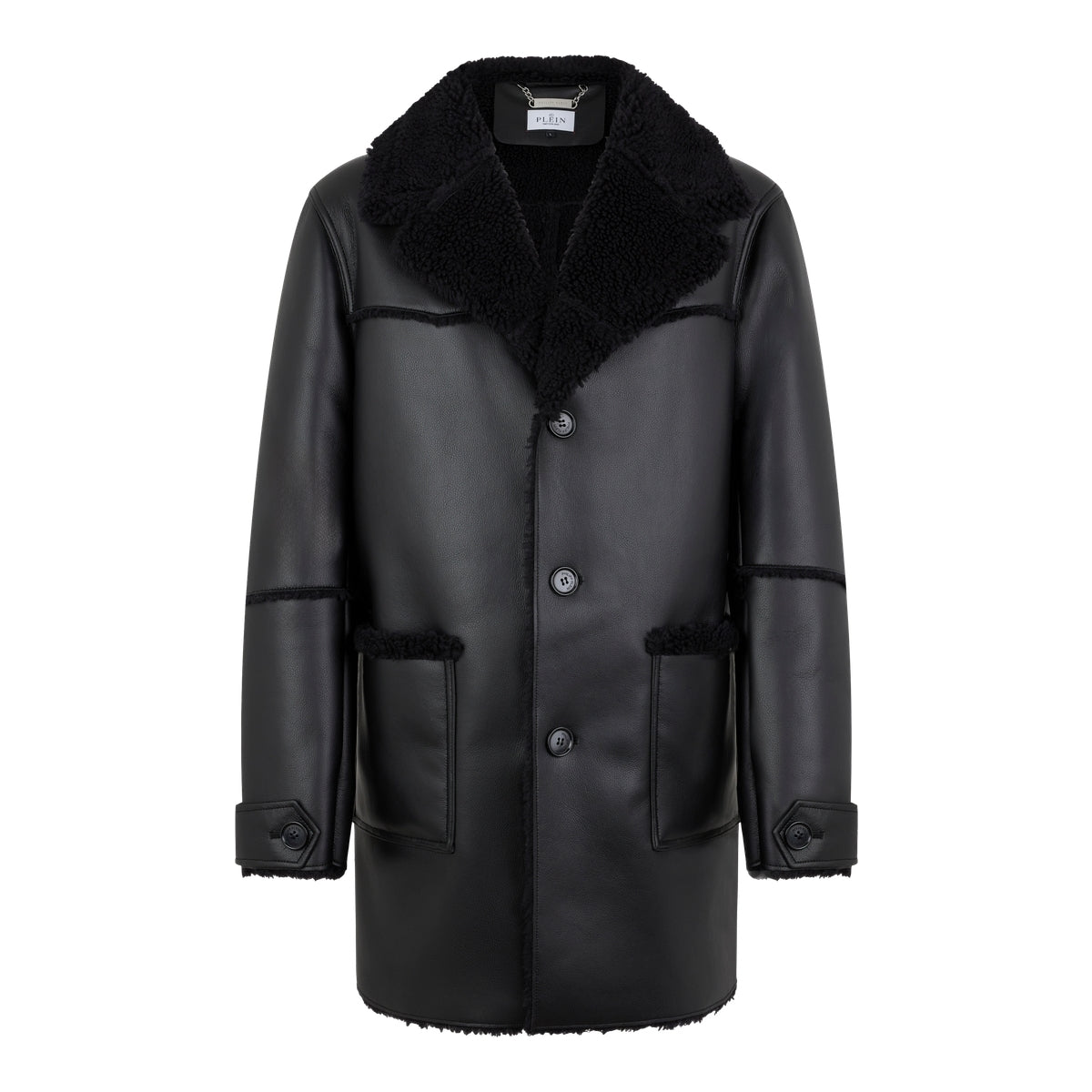 Long Eco Shearling Jacket