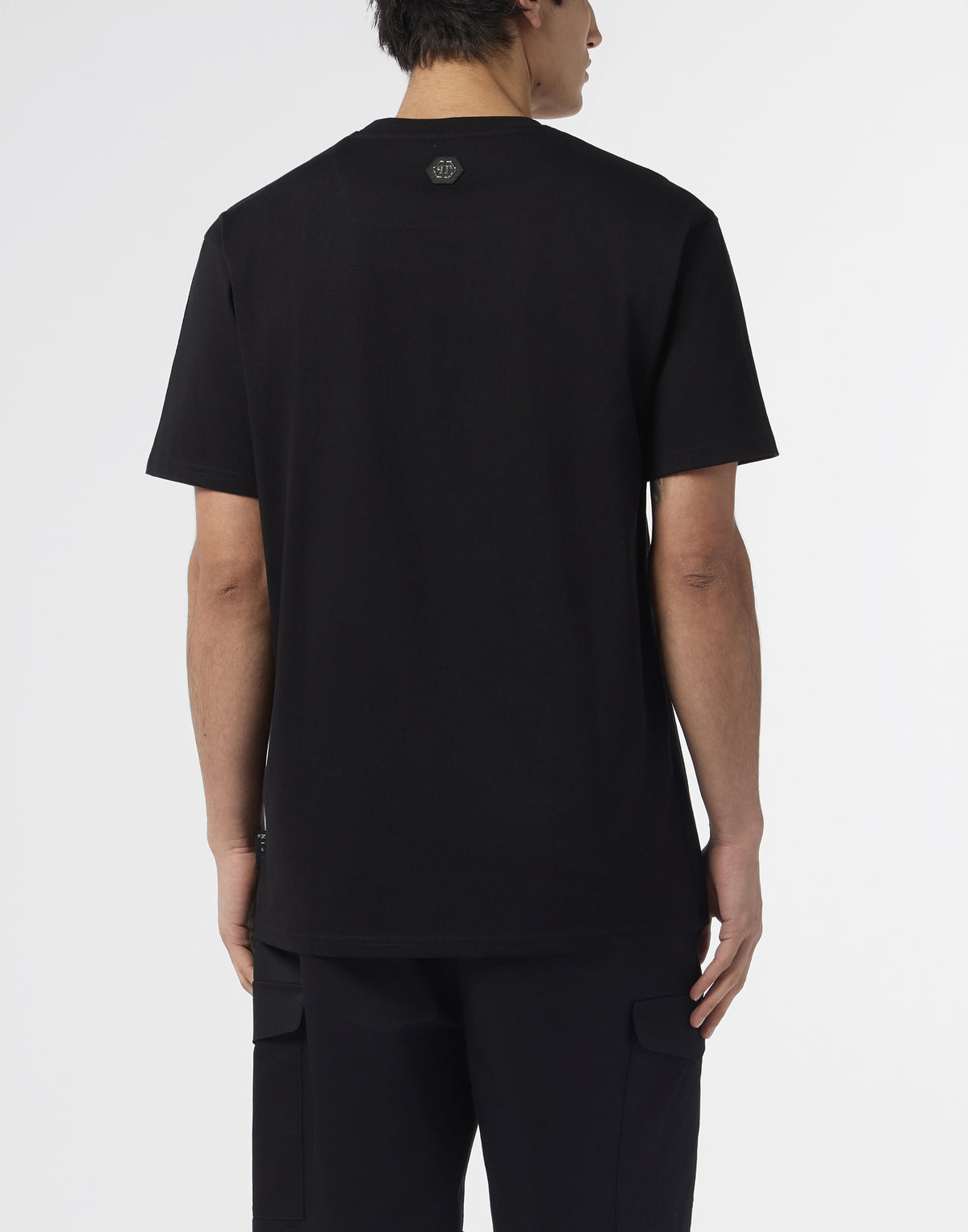 Round Neck T-Shirt Hexagon Line