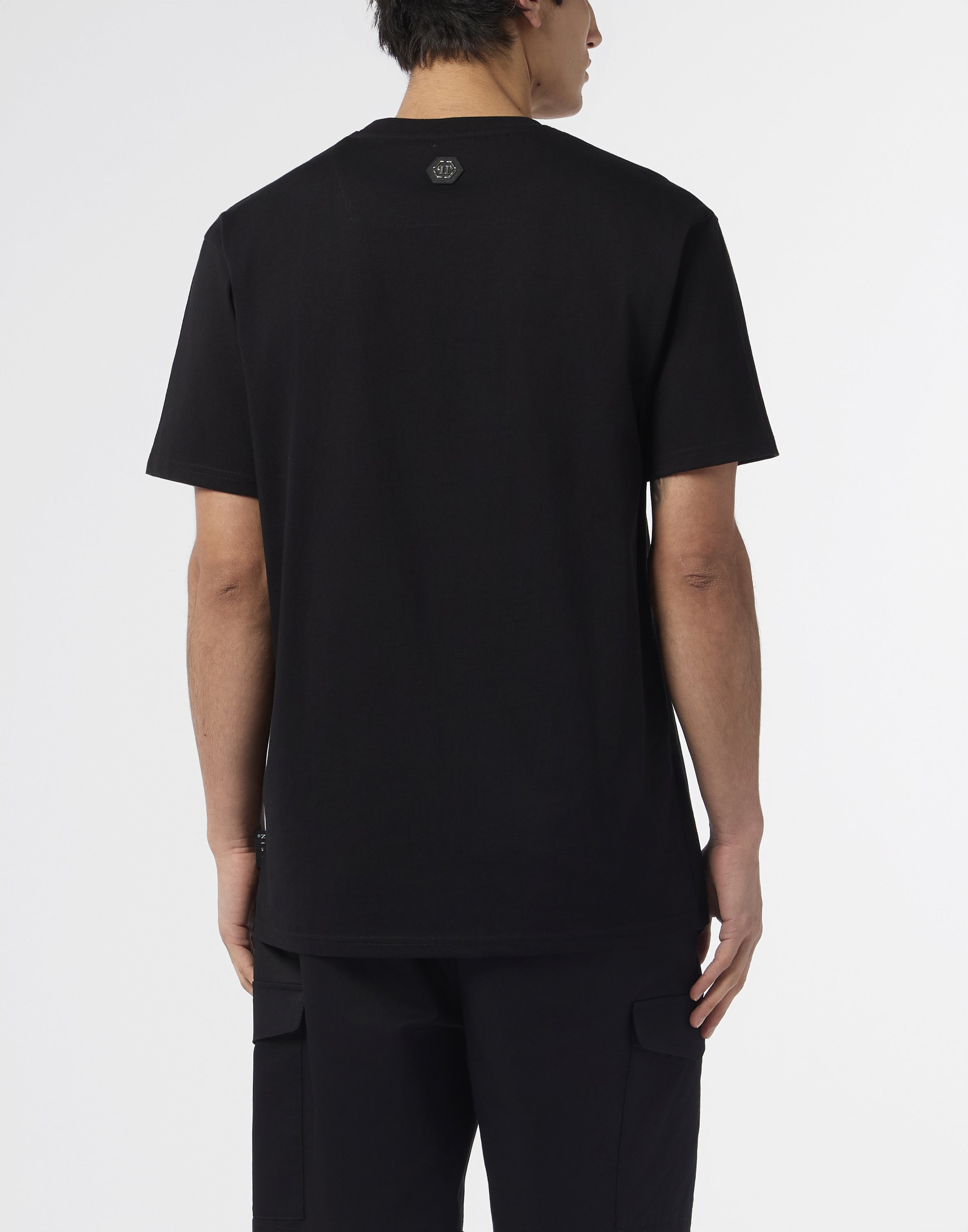 Round Neck T-Shirt Hexagon Line