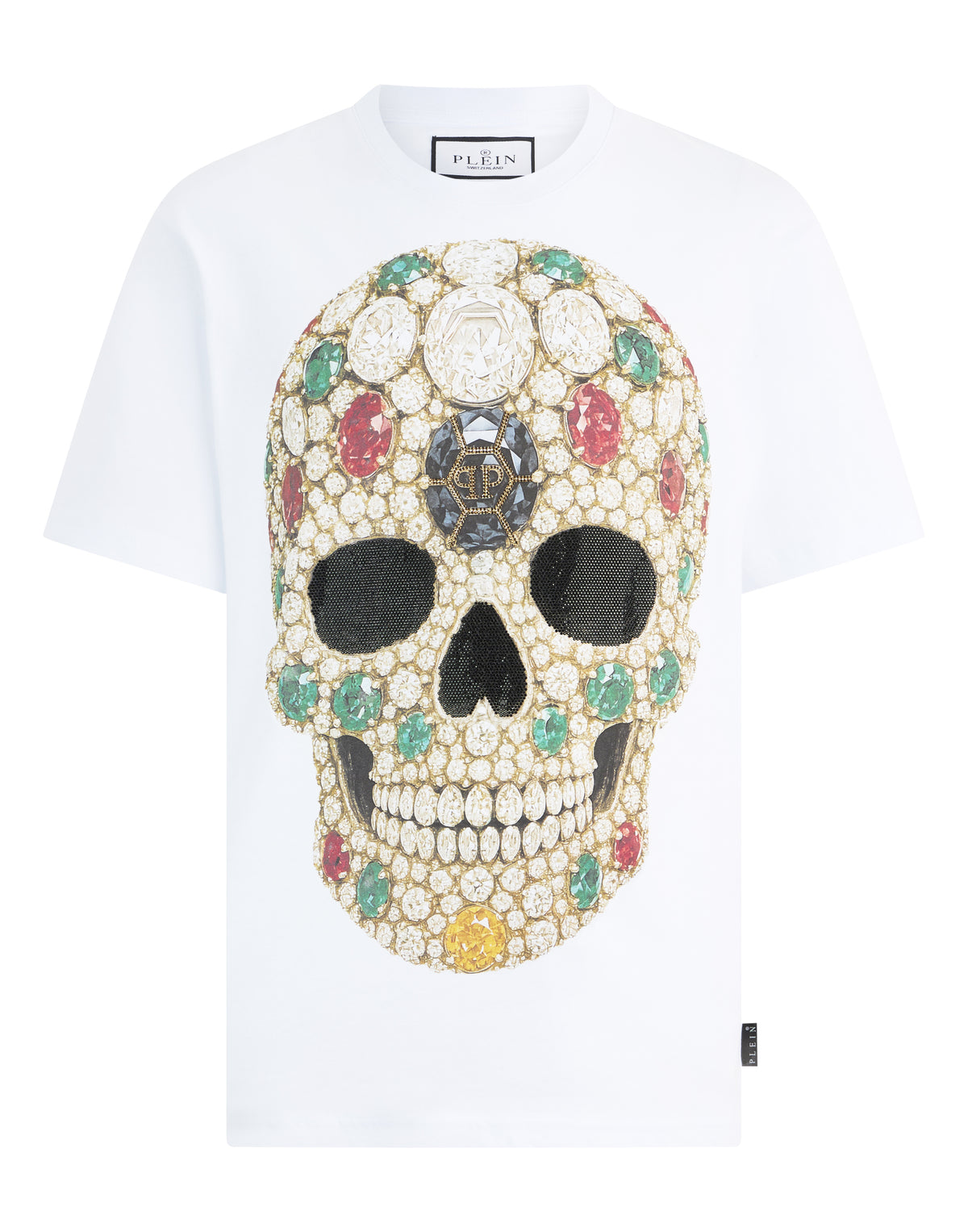 Round Neck T-Shirt Skull Stones