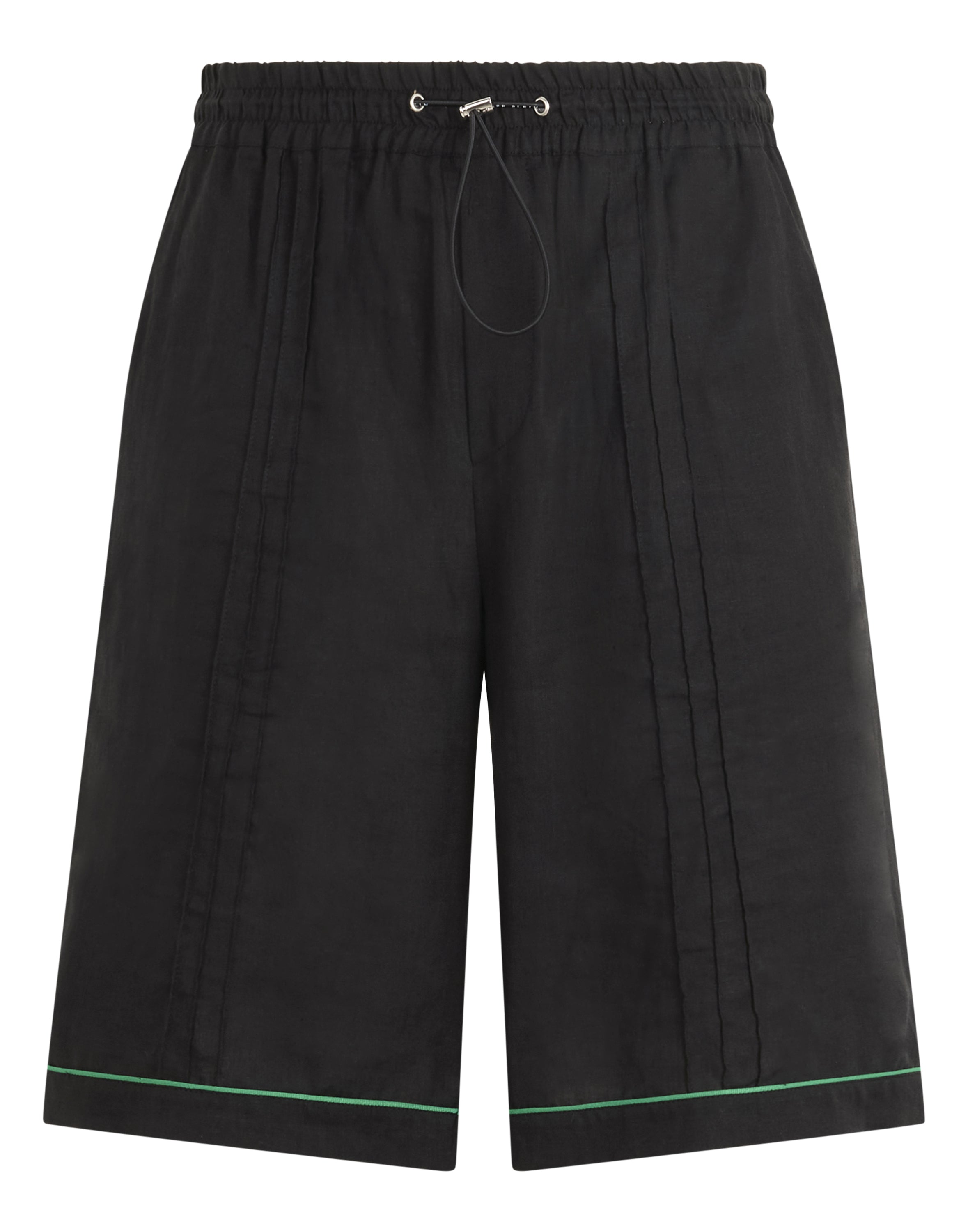 Linen Drawstring Shorts Plein Tennis