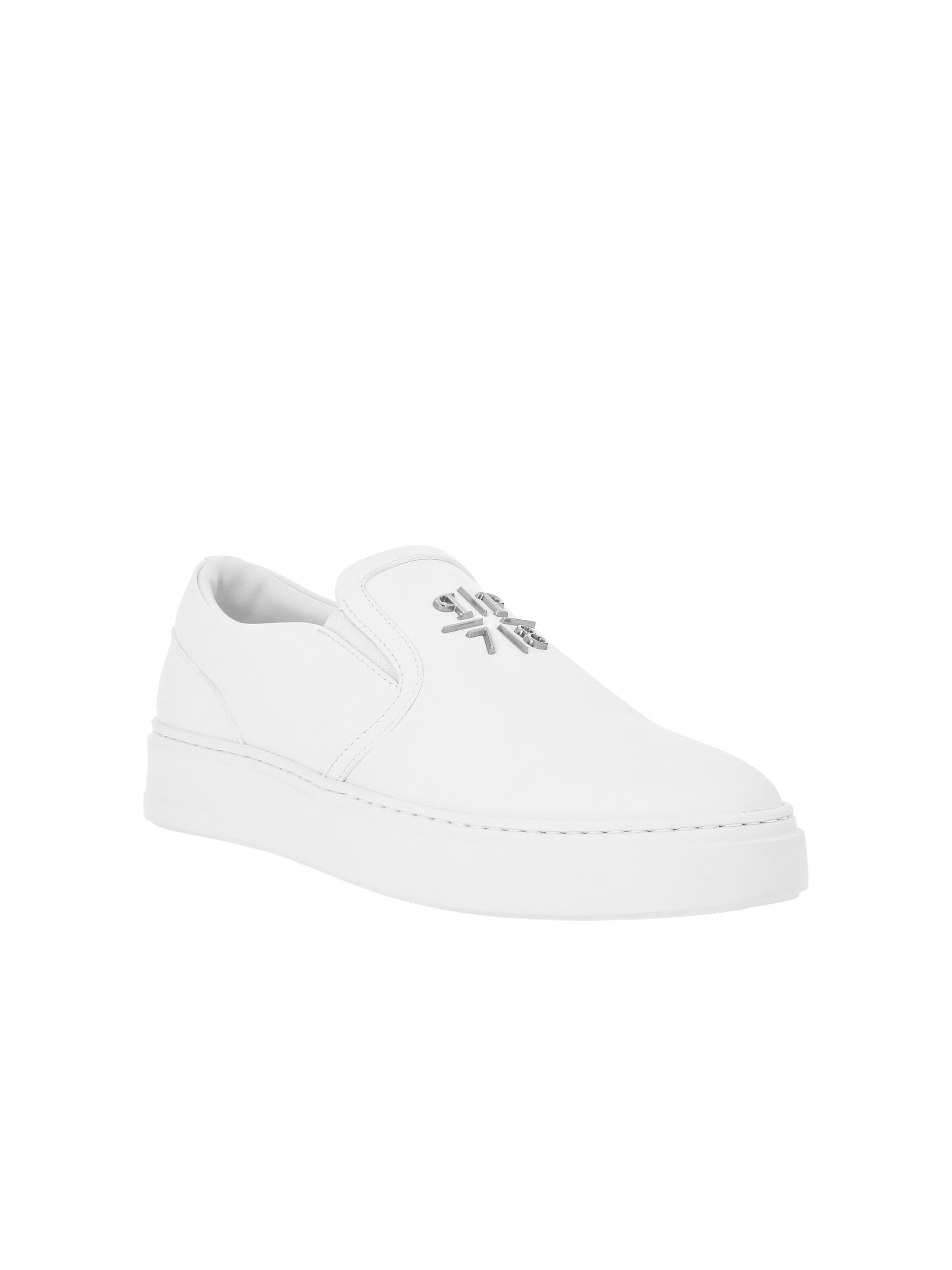 Nappa Leather Slip On Triangle