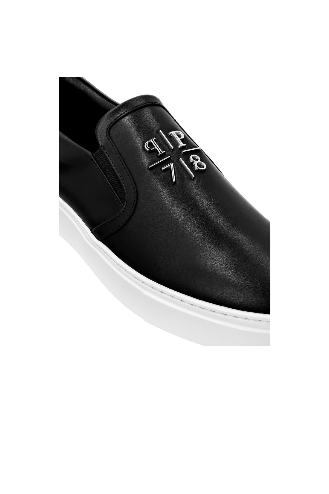 Nappa Leather Slip On Triangle