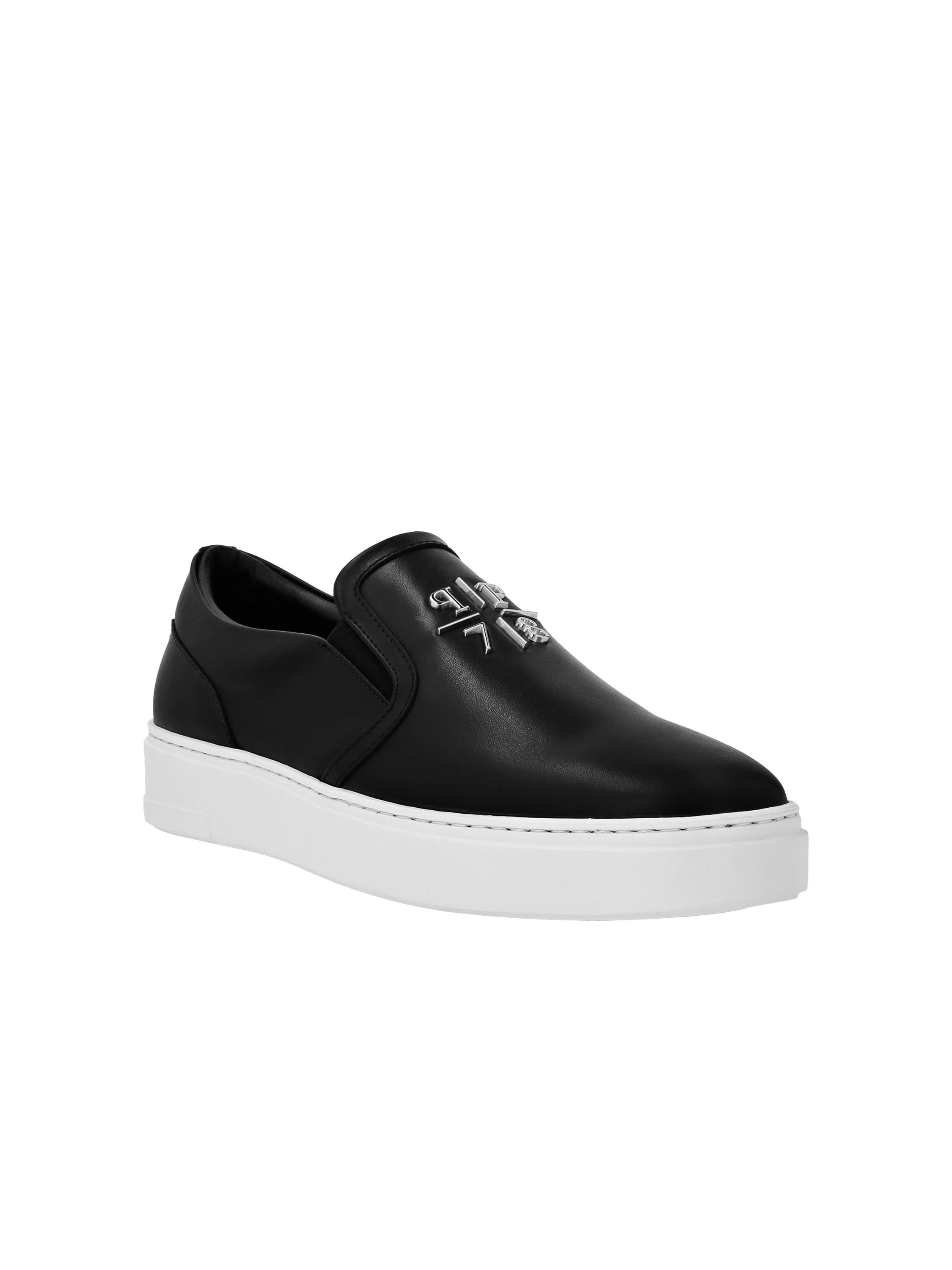 Nappa Leather Slip On Triangle
