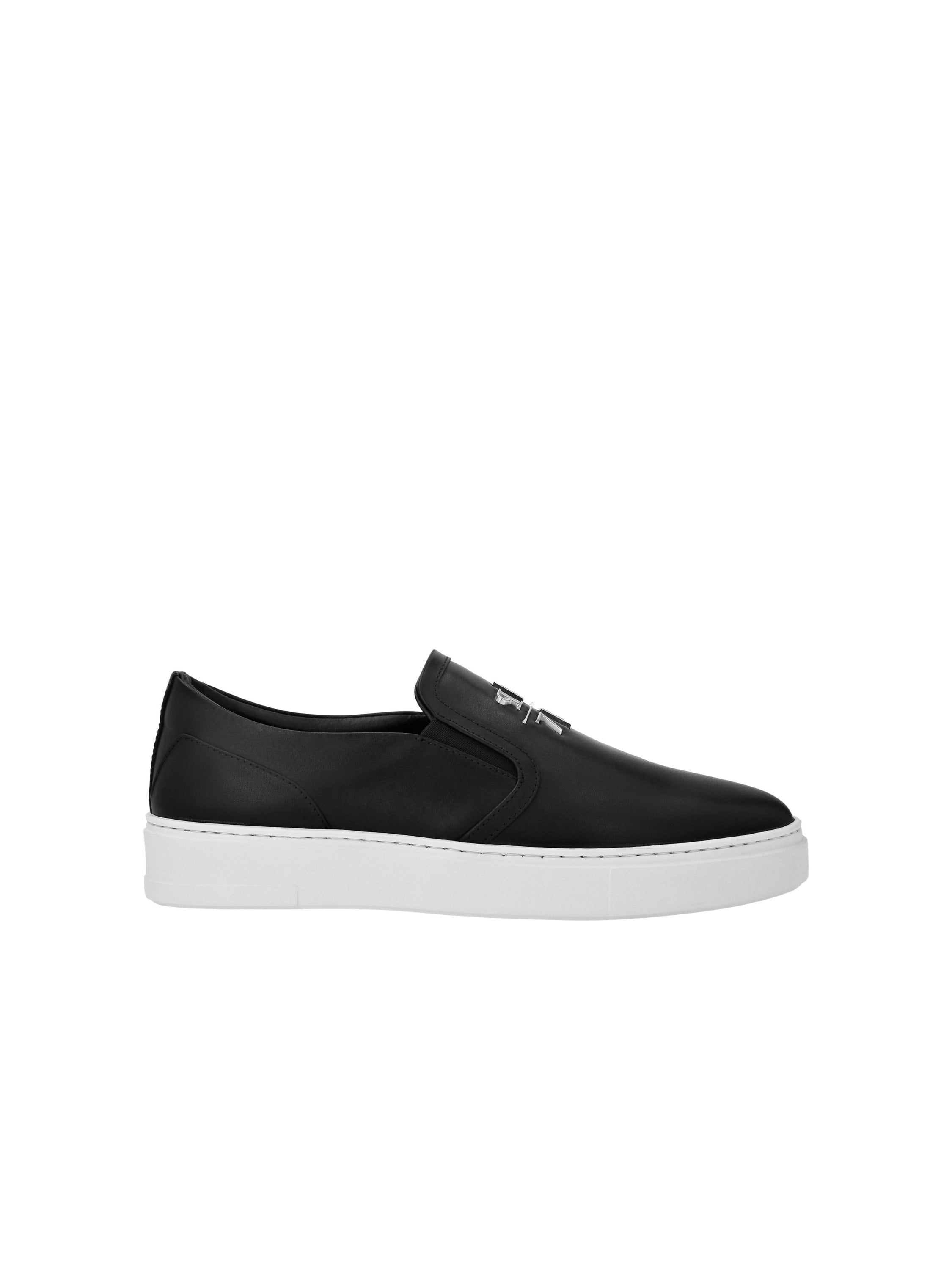 Nappa Leather Slip On Triangle