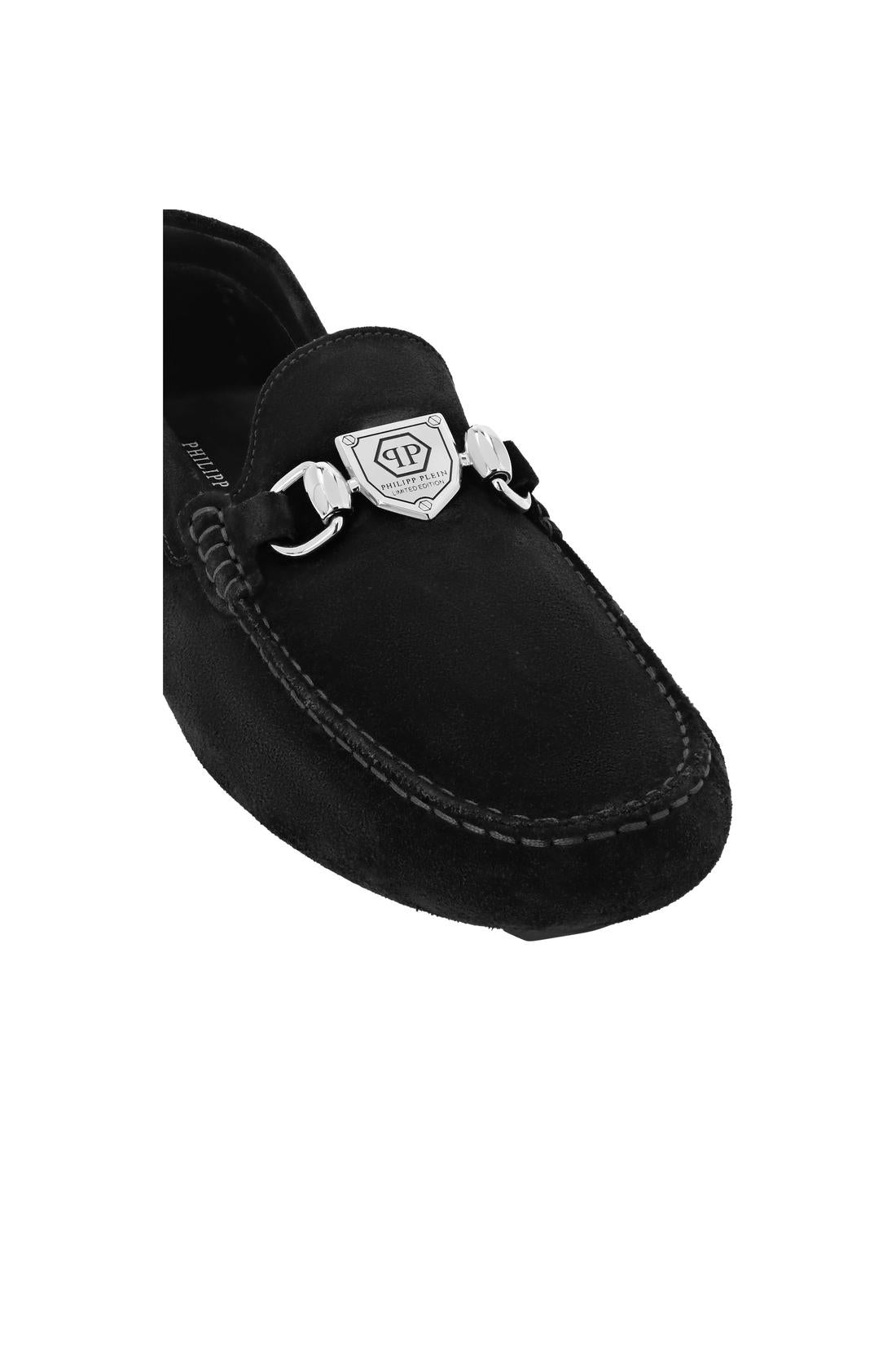 Philipp Plein Driver Suede Moccasins, Schuhe