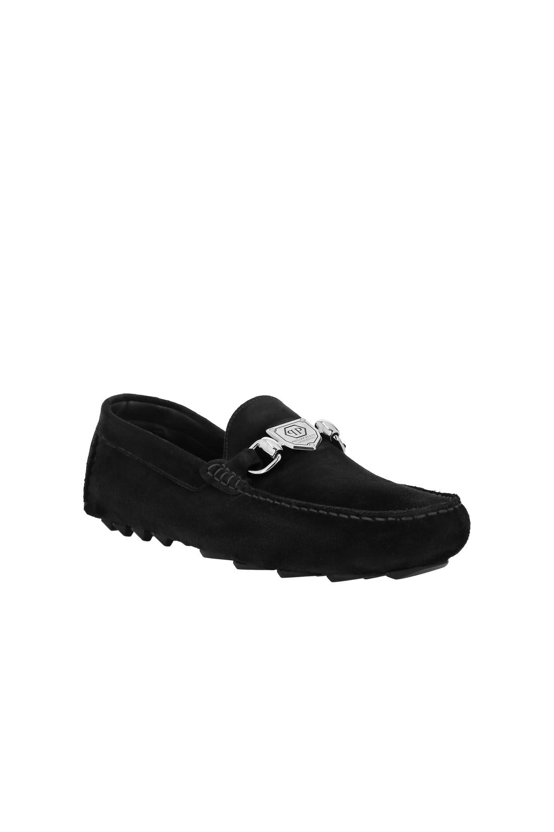 Philipp Plein Driver Suede Moccasins, Schuhe