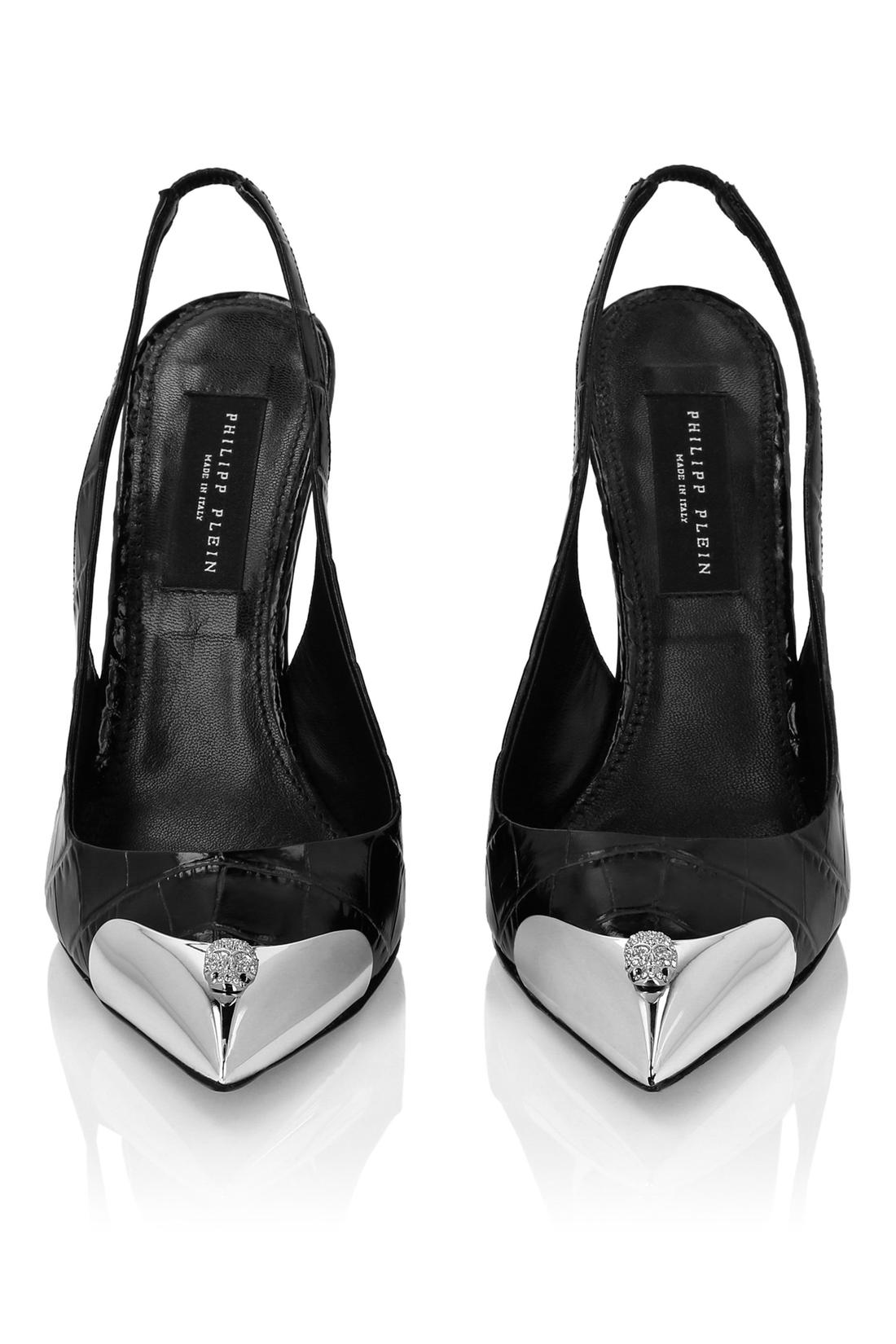Philipp Plein Slingback shoes SKULL, Schuhe