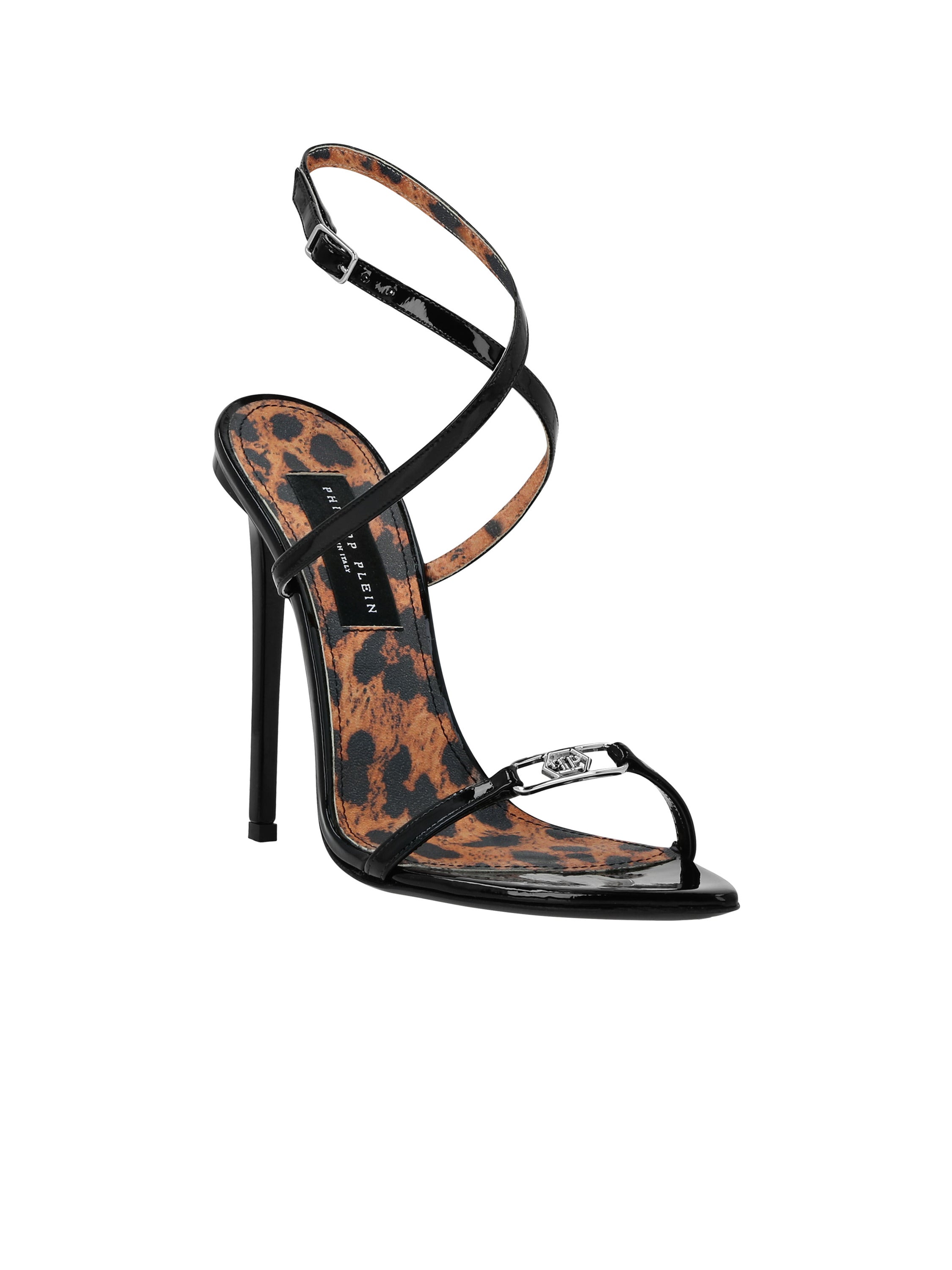 Leather Sandals High Heels