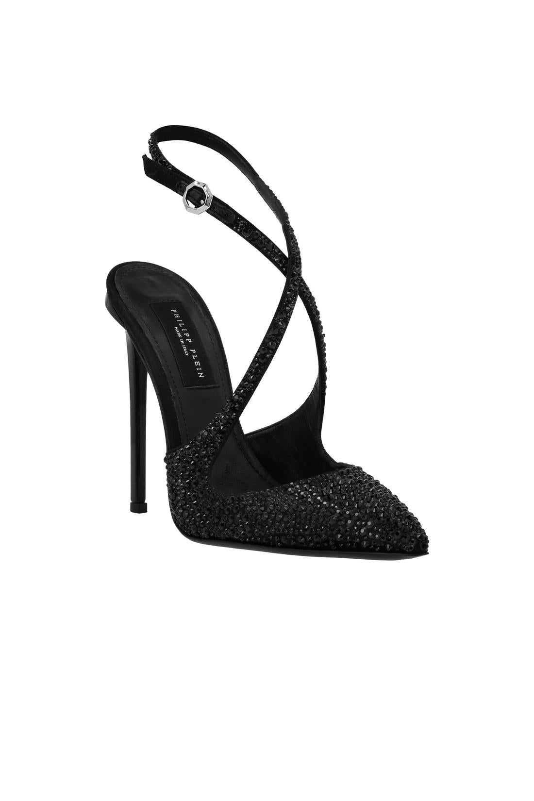 Philipp Plein Slingback Shoes Strass, Schuhe