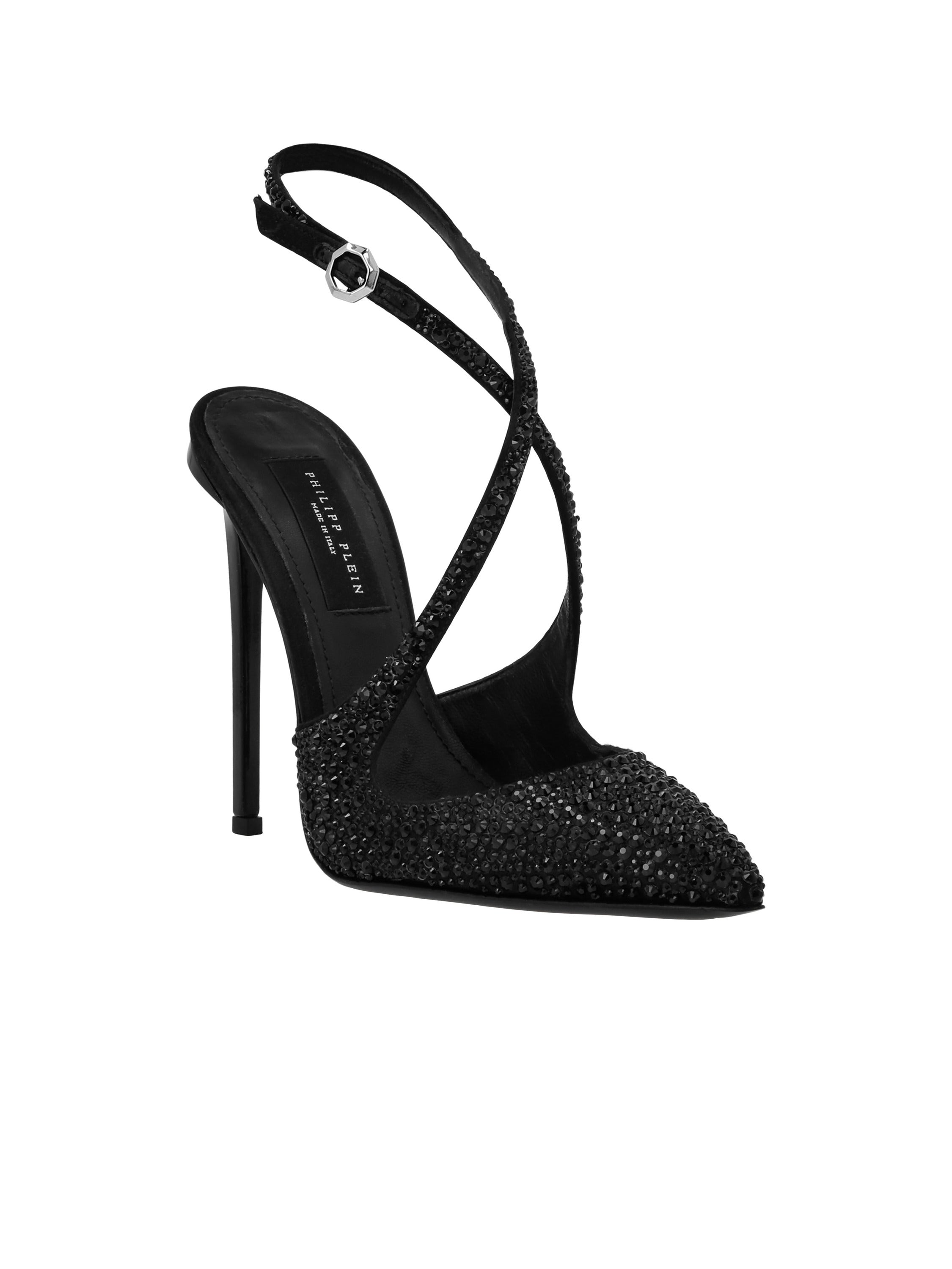 Slingback Shoes Strass