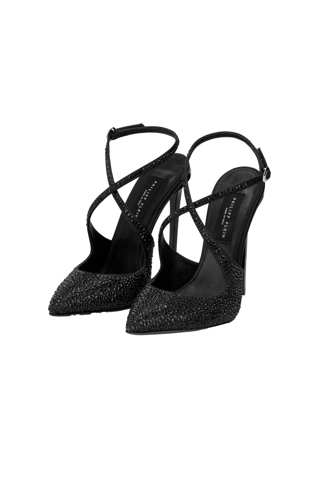 Philipp Plein Slingback Shoes Strass, Schuhe