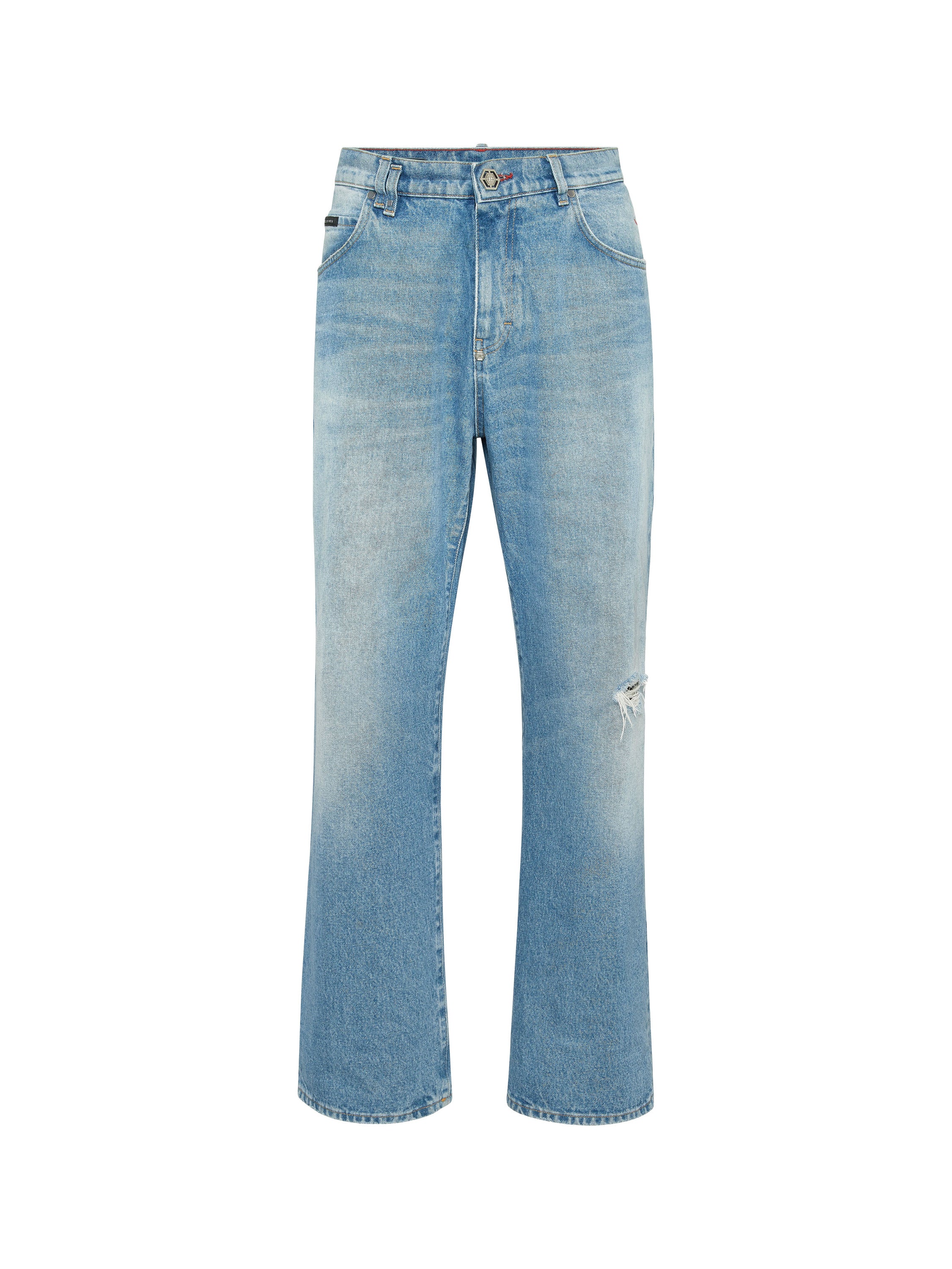 Denim Trousers Beach Boy Fit 5 Pockets Signature