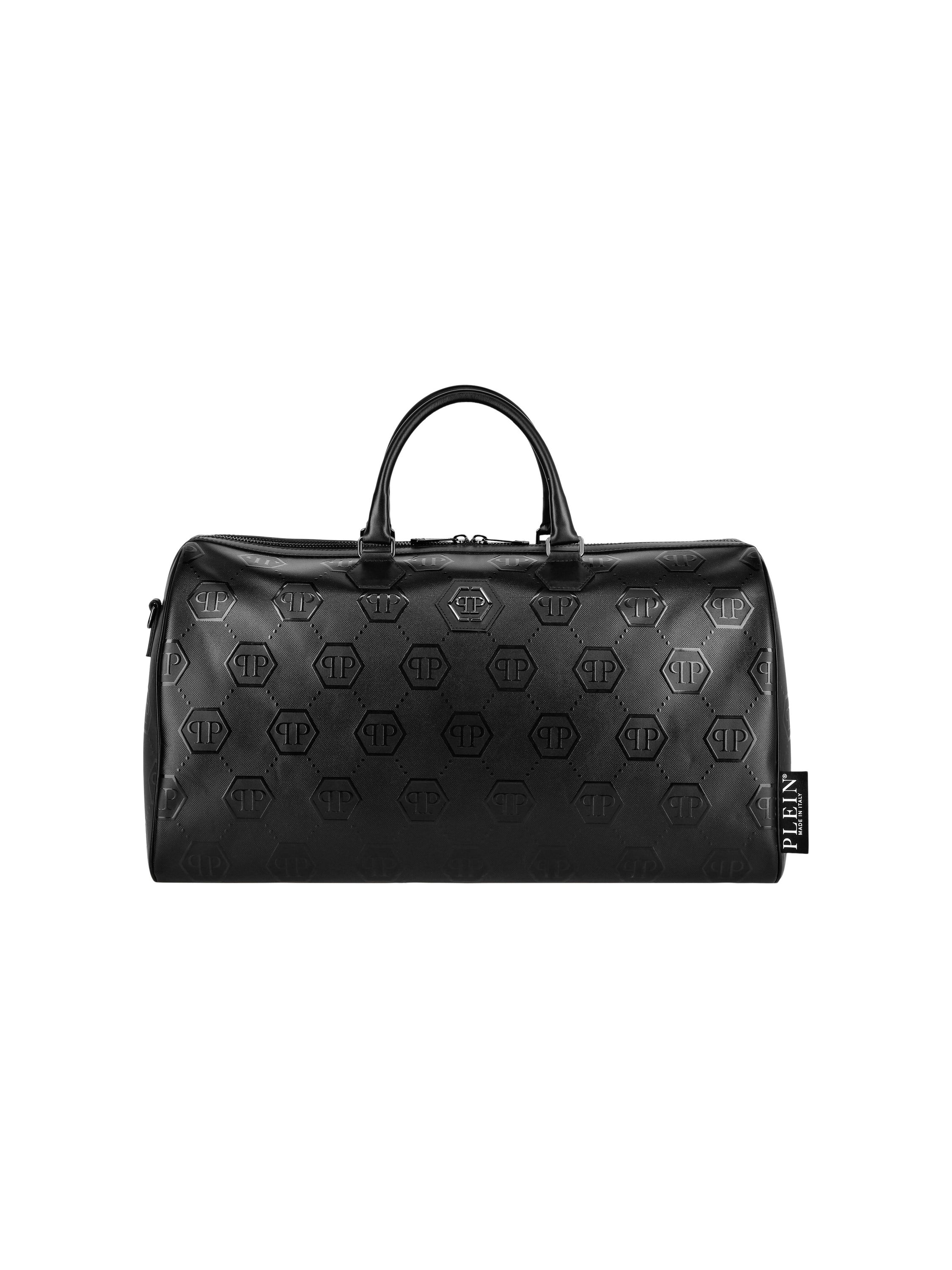 Nappa Handle Bag Weekend  Embossed Monogram
