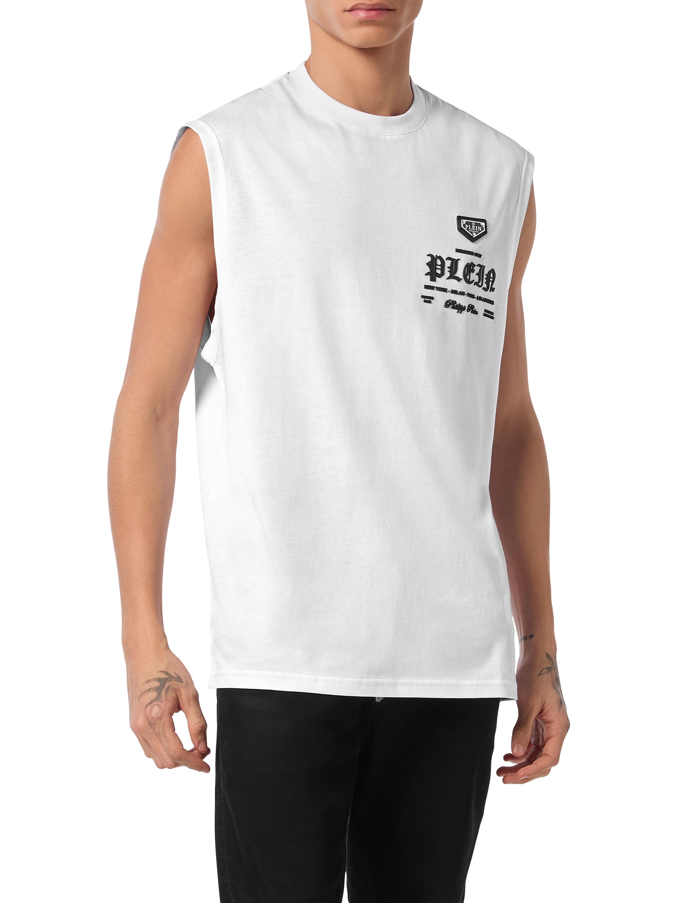 Sleeveless Round Neck T-Shirt