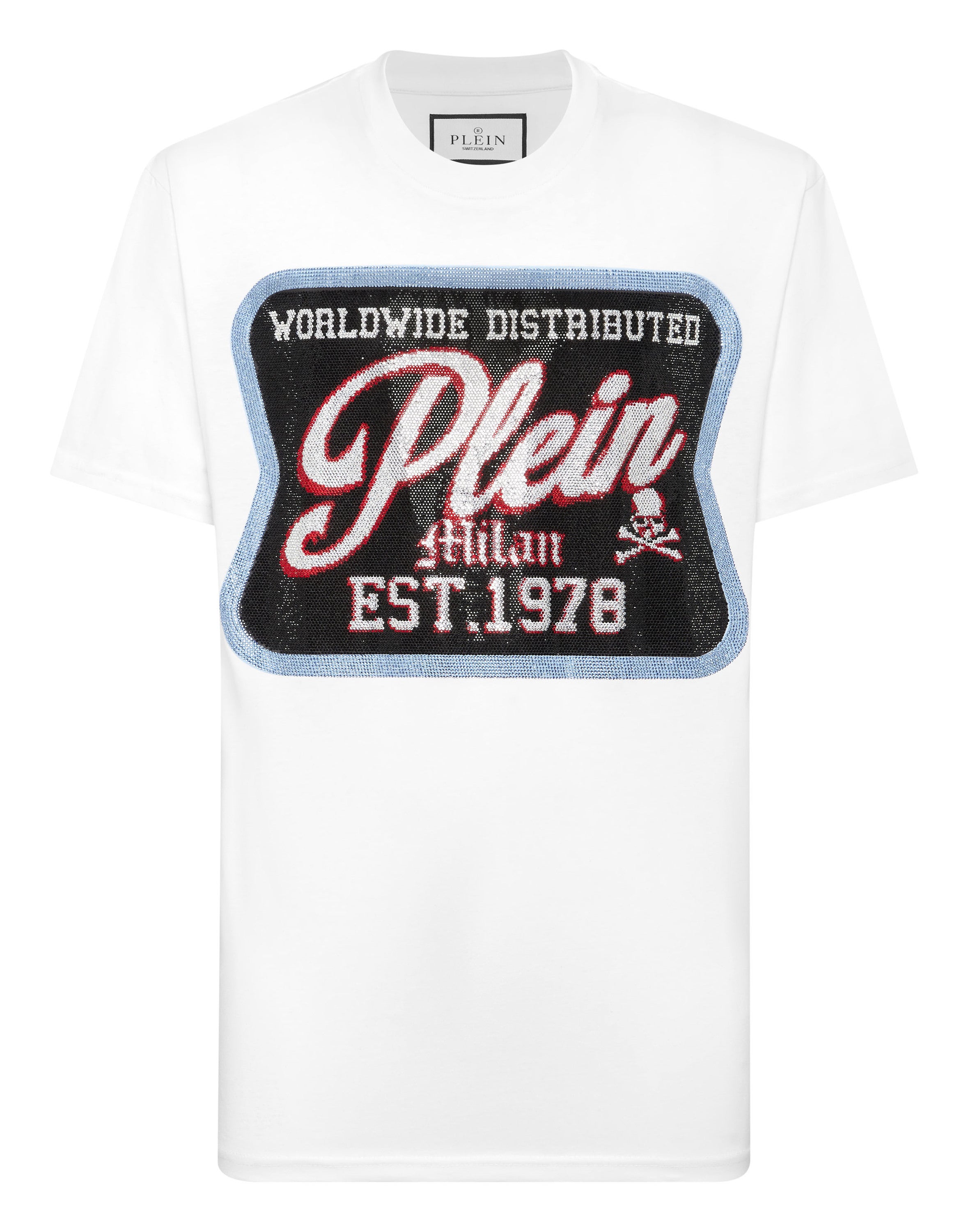 Round Neck T-Shirt Patch Plein Milan