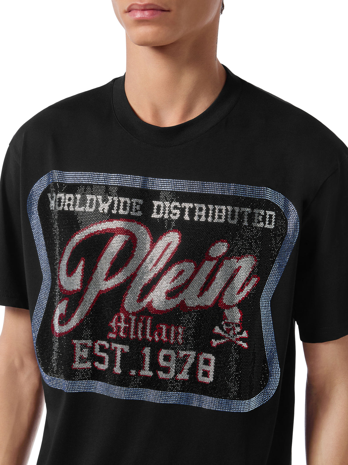 Round Neck T-Shirt Patch Plein Milan