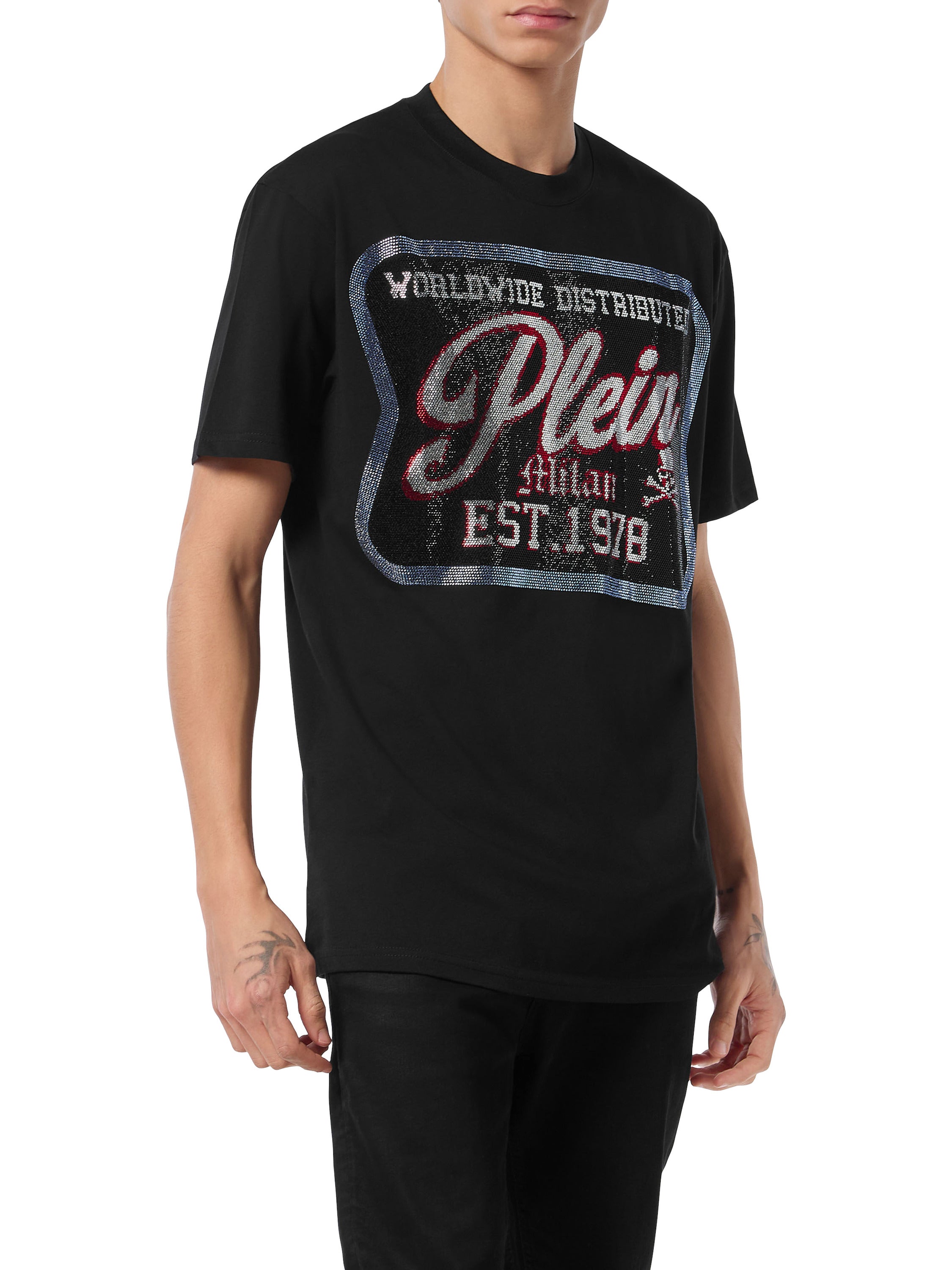 Round Neck T-Shirt Patch Plein Milan