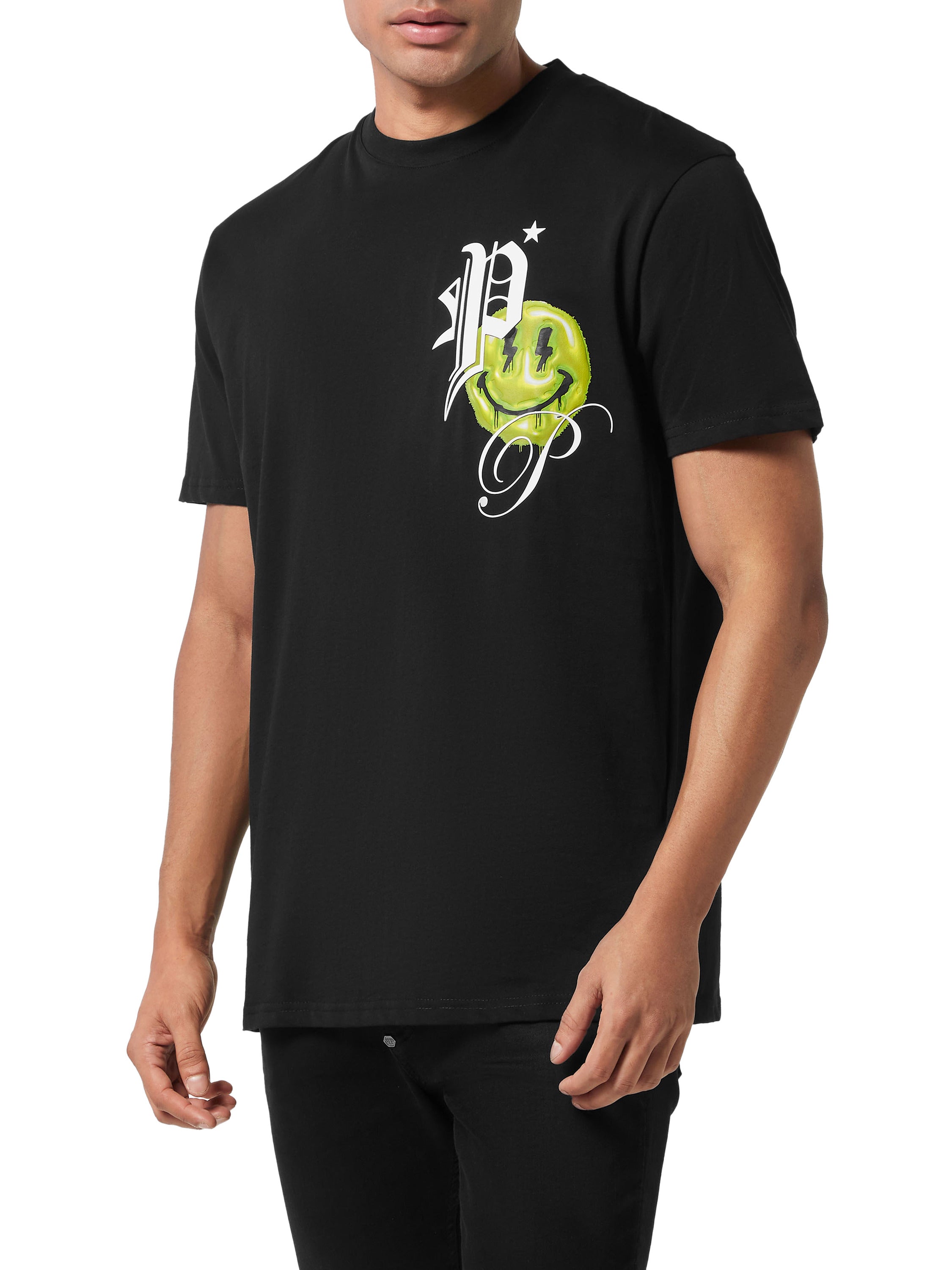 Round Neck T-Shirt Smile Balloon