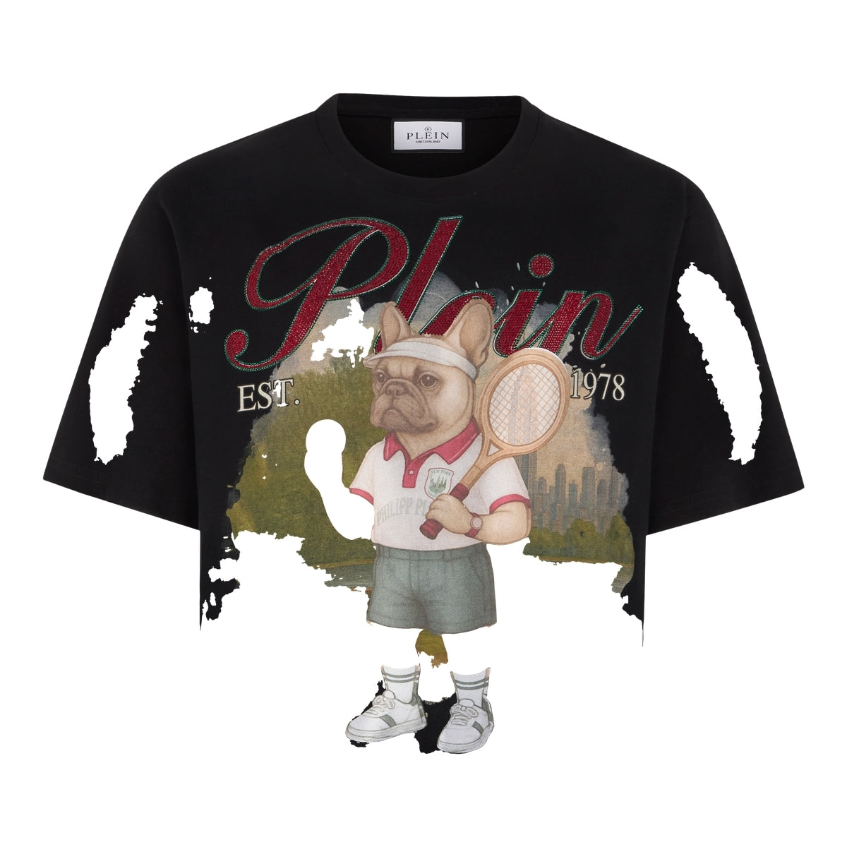 Round Neck T-Shirt Bulldog Tennis Club