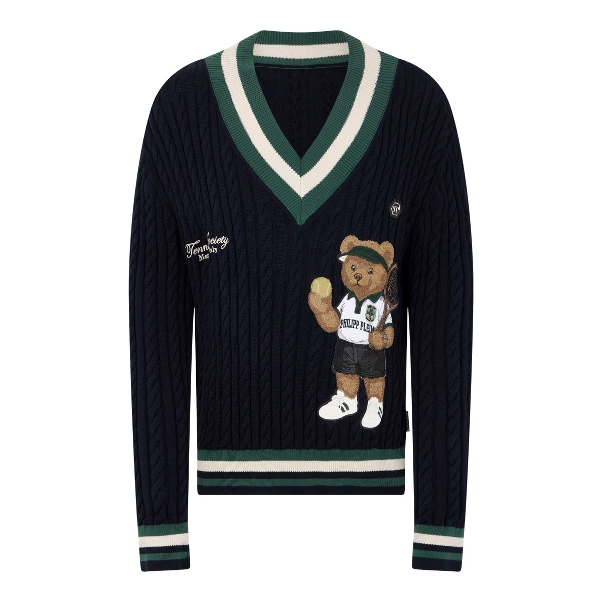 V-Neck Pullover Plein Tennis