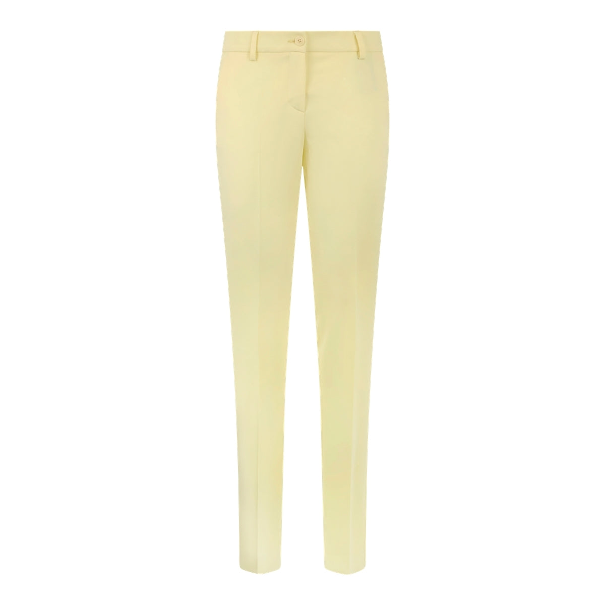 Wool Office Trousers Regular Waist