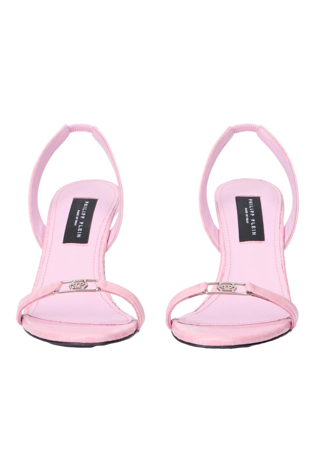 Philipp Plein High Heels Sandals Hexagon 9, Schuhe