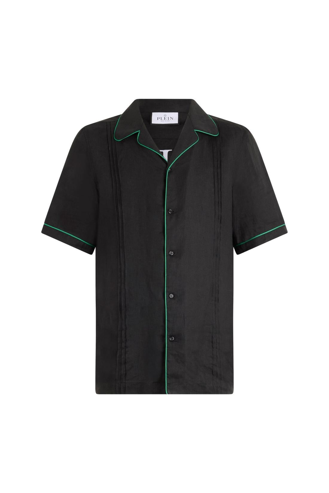 Philipp Plein Linen Bowling Shirt Plein Tennis, Shirts