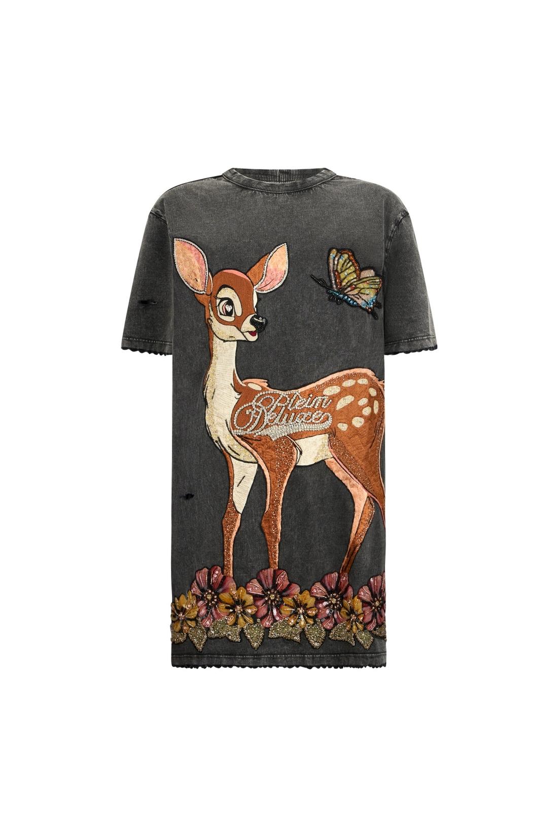 Philipp Plein Open Back Destroyed T-Shirt Dress Fairy, Shirts