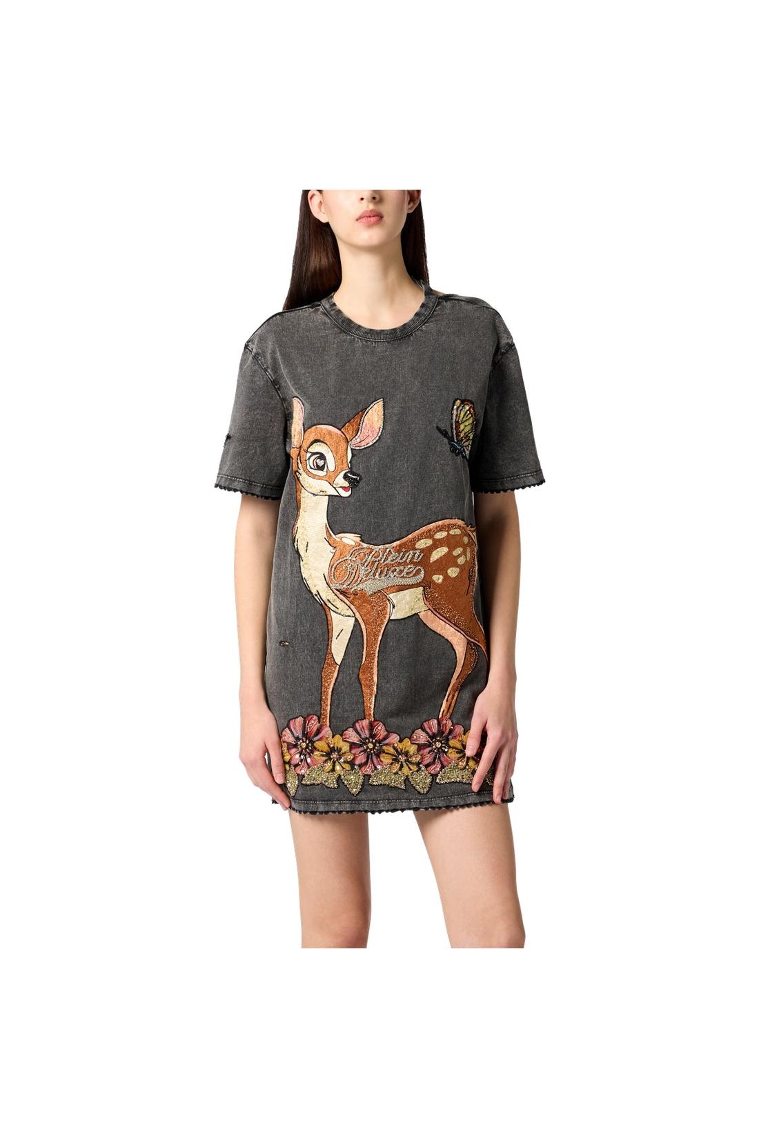 Philipp Plein Open Back Destroyed T-Shirt Dress Fairy, Shirts