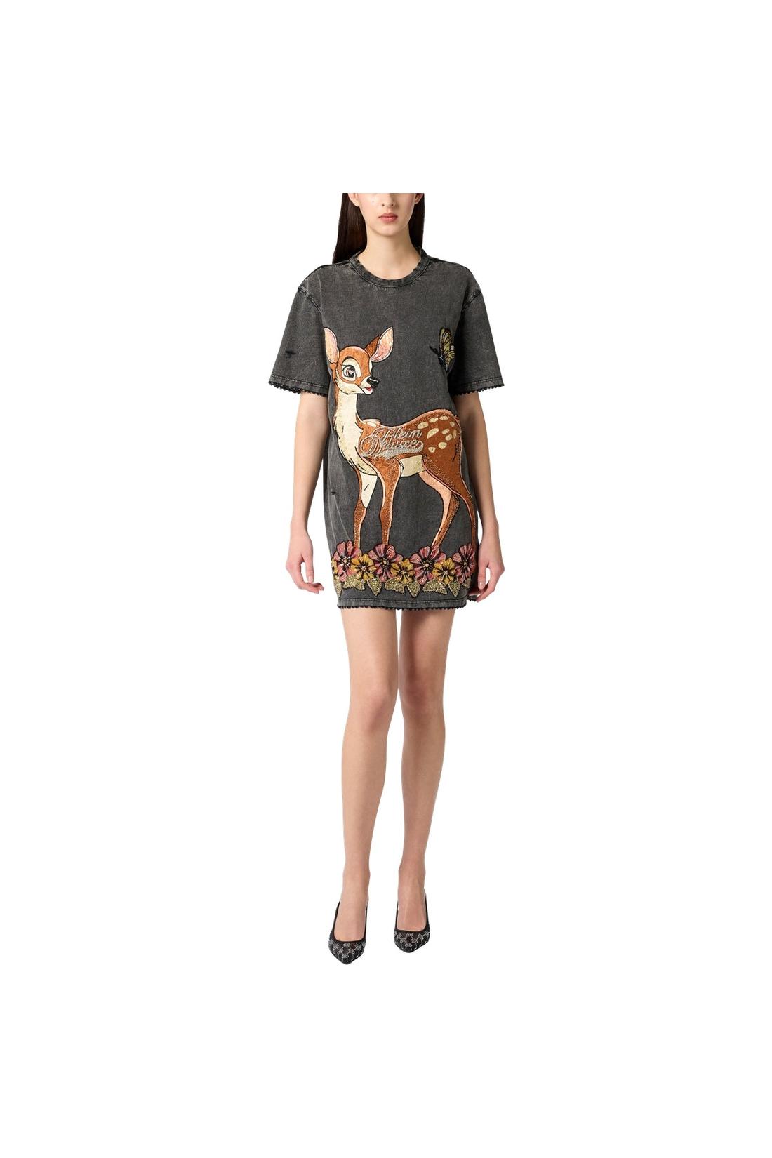 Philipp Plein Open Back Destroyed T-Shirt Dress Fairy, Shirts