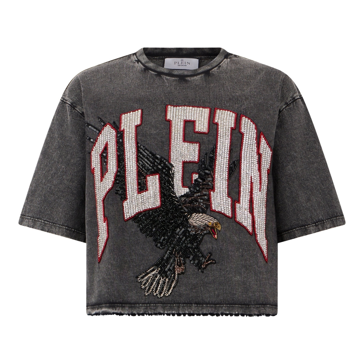 Cropped T-Shirt Plein Eagle