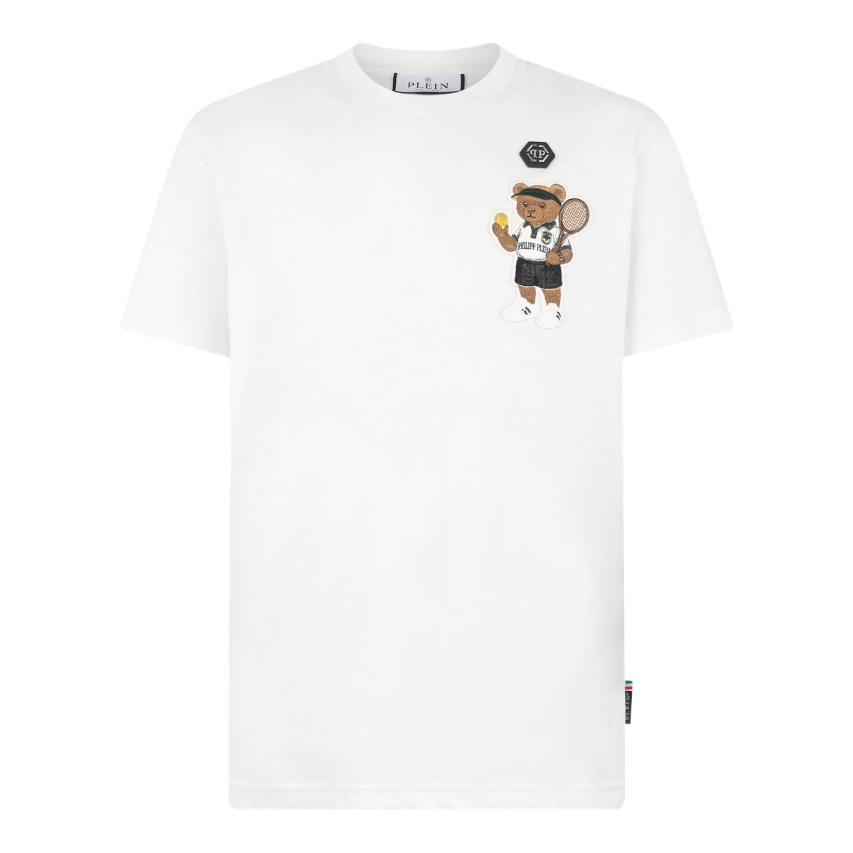Round Neck T-Shirt Teddy Tennis Patch