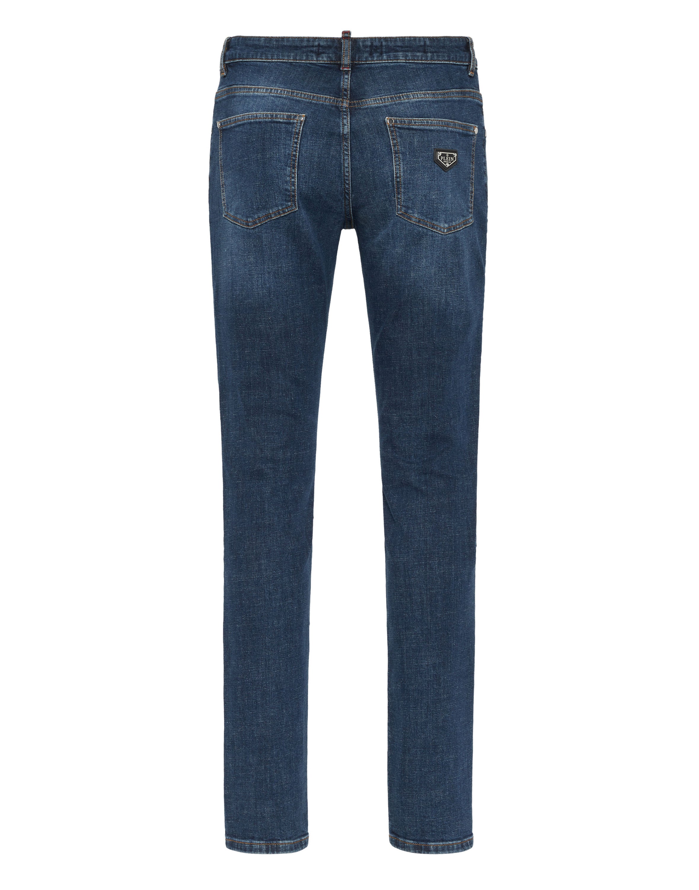 Destroyed Super Straight Cut Jeans