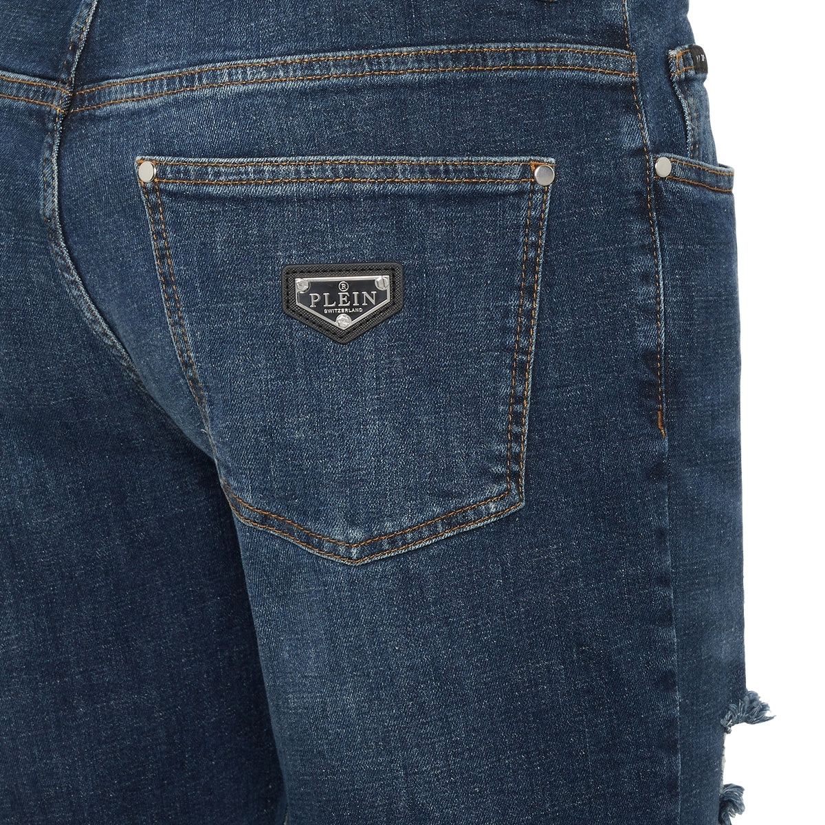 Destroyed Super Straight Cut Jeans