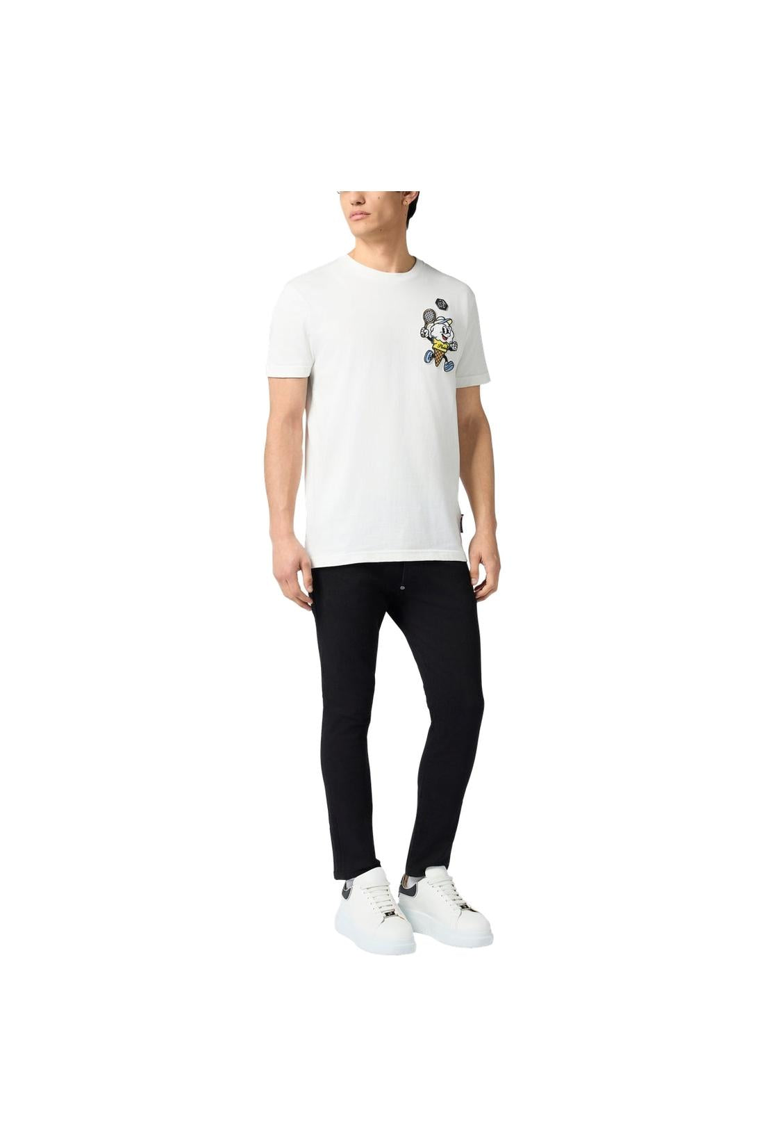 Philipp Plein Round Neck T-Shirt Gelato Monsters, Shirts