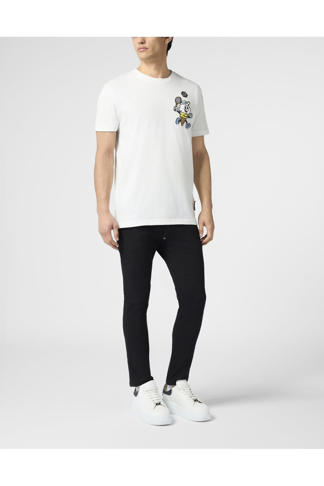 Philipp Plein Round Neck T-Shirt Gelato Monsters, Shirts