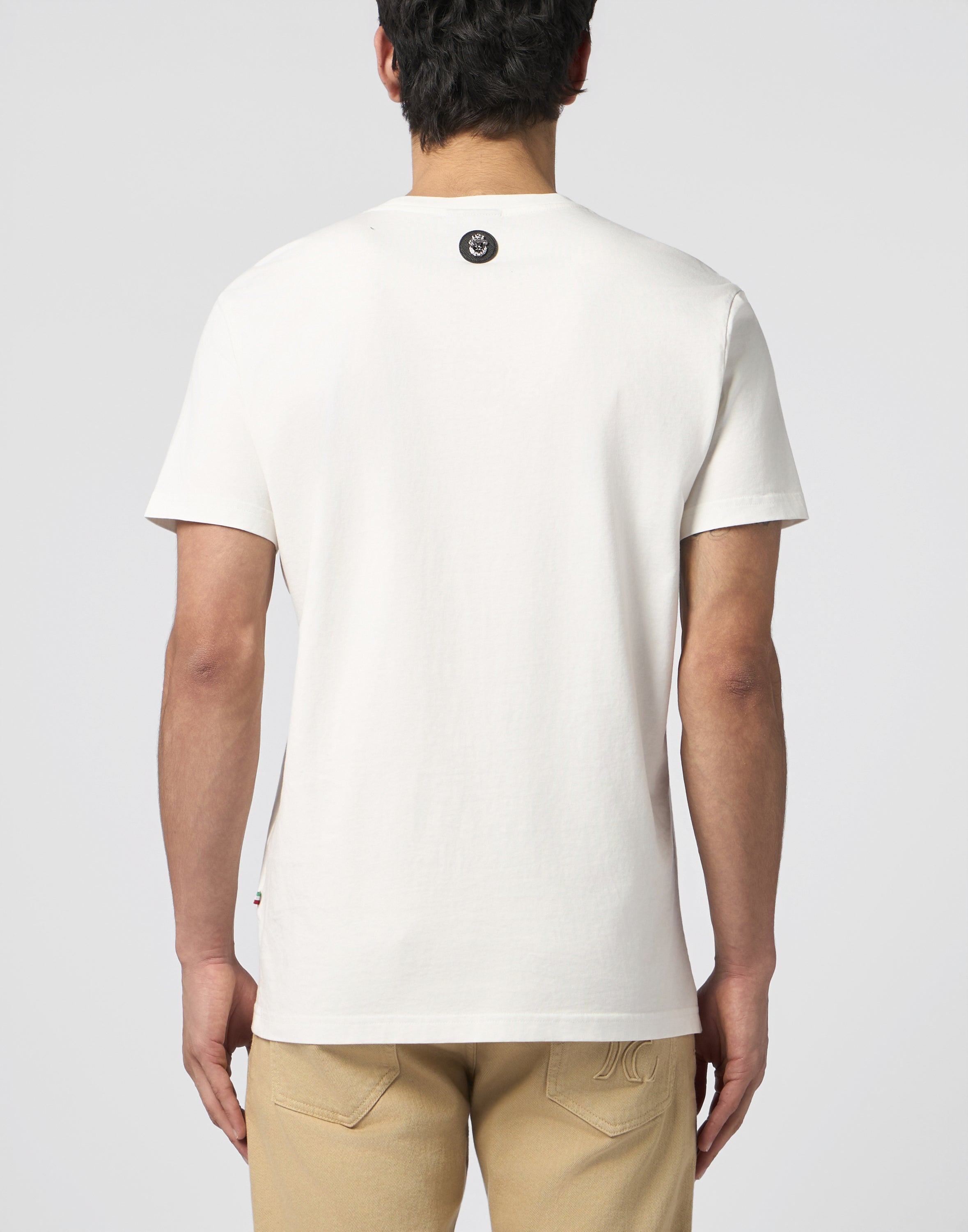 Embroidered T-shirt Round Neck SS