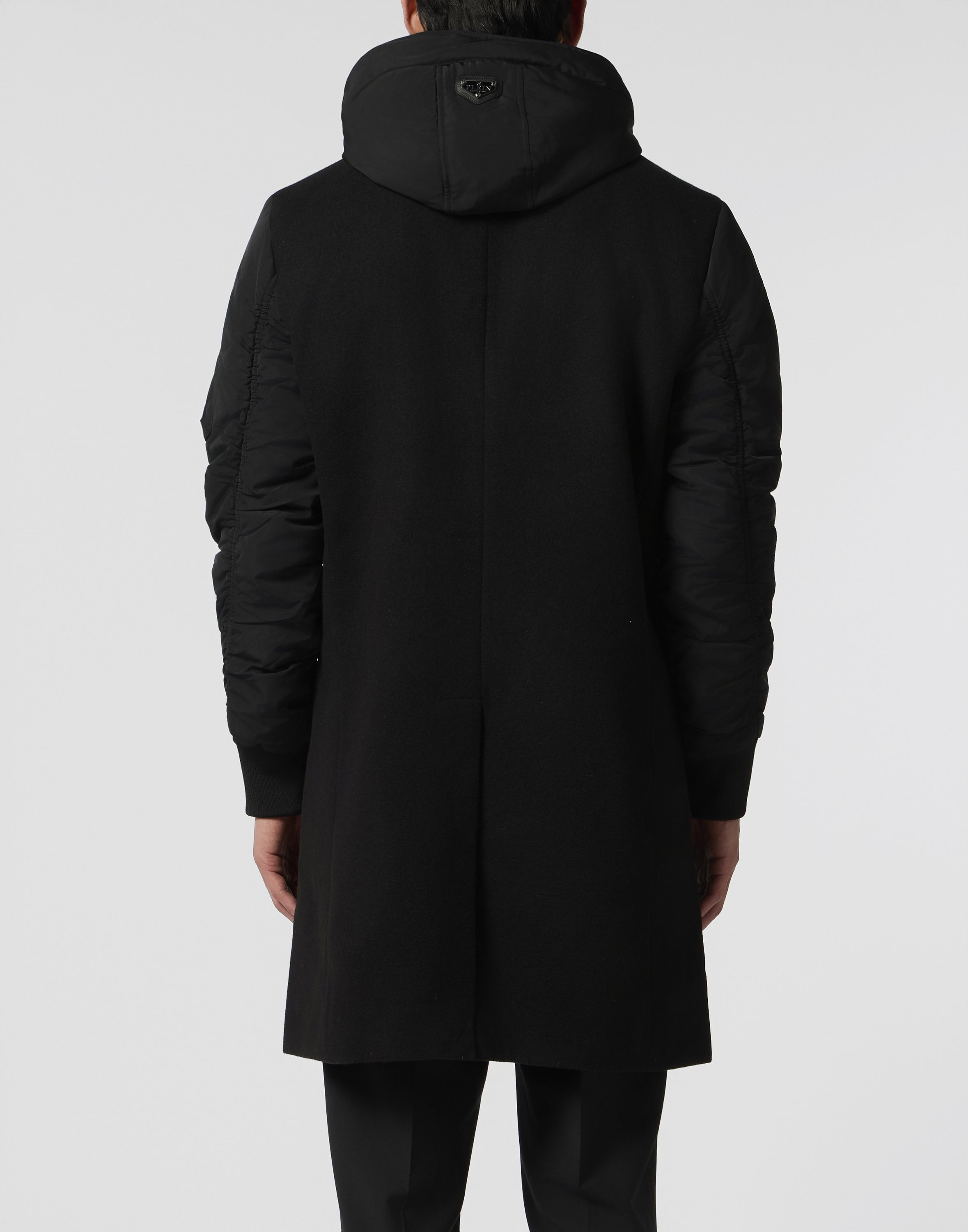 Single Breast Hooded Coat
