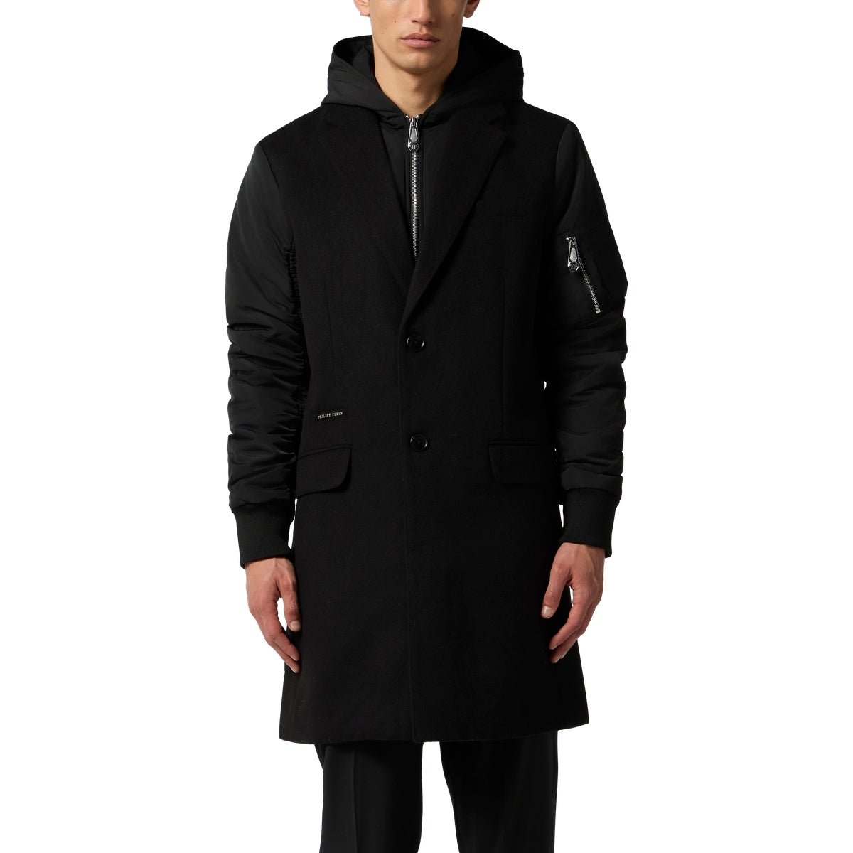 Single Breast Hooded Coat
