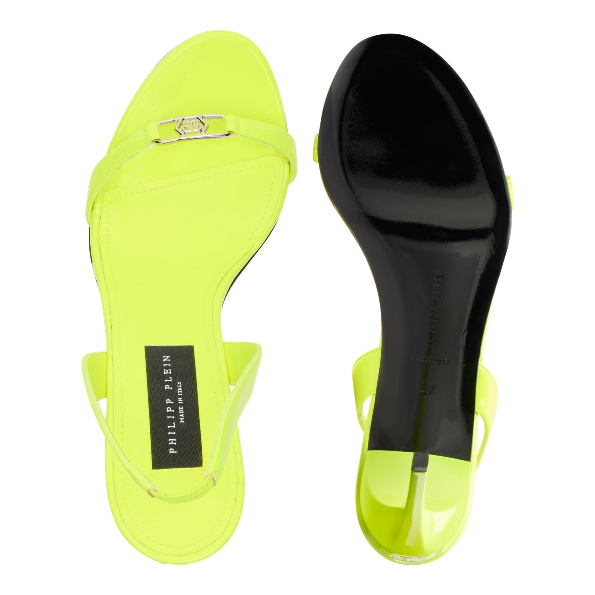 High Heels Sandals Fluo Hexagon