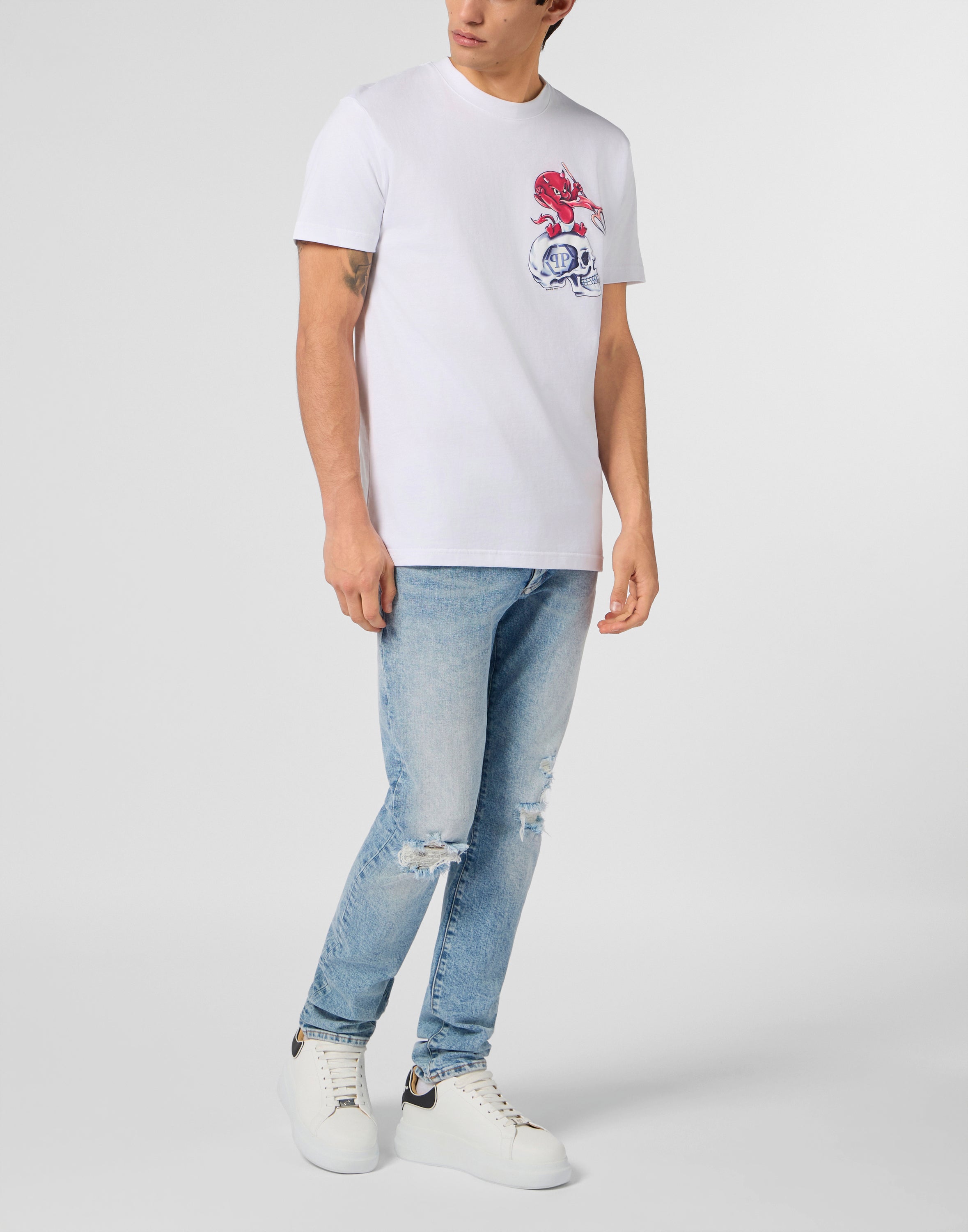 Round Neck T-Shirt Baby Devil Small