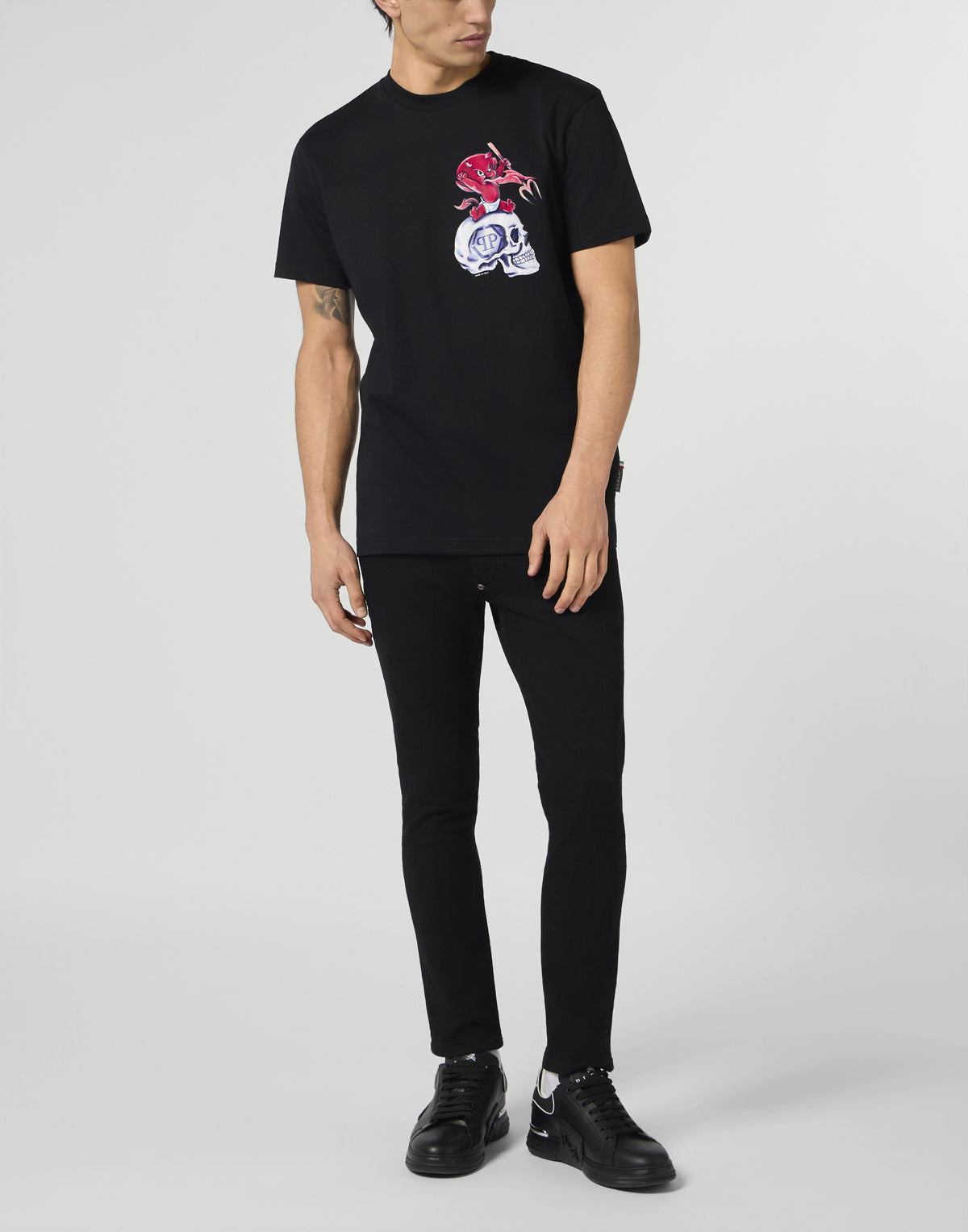 Round Neck T-Shirt Baby Devil Small