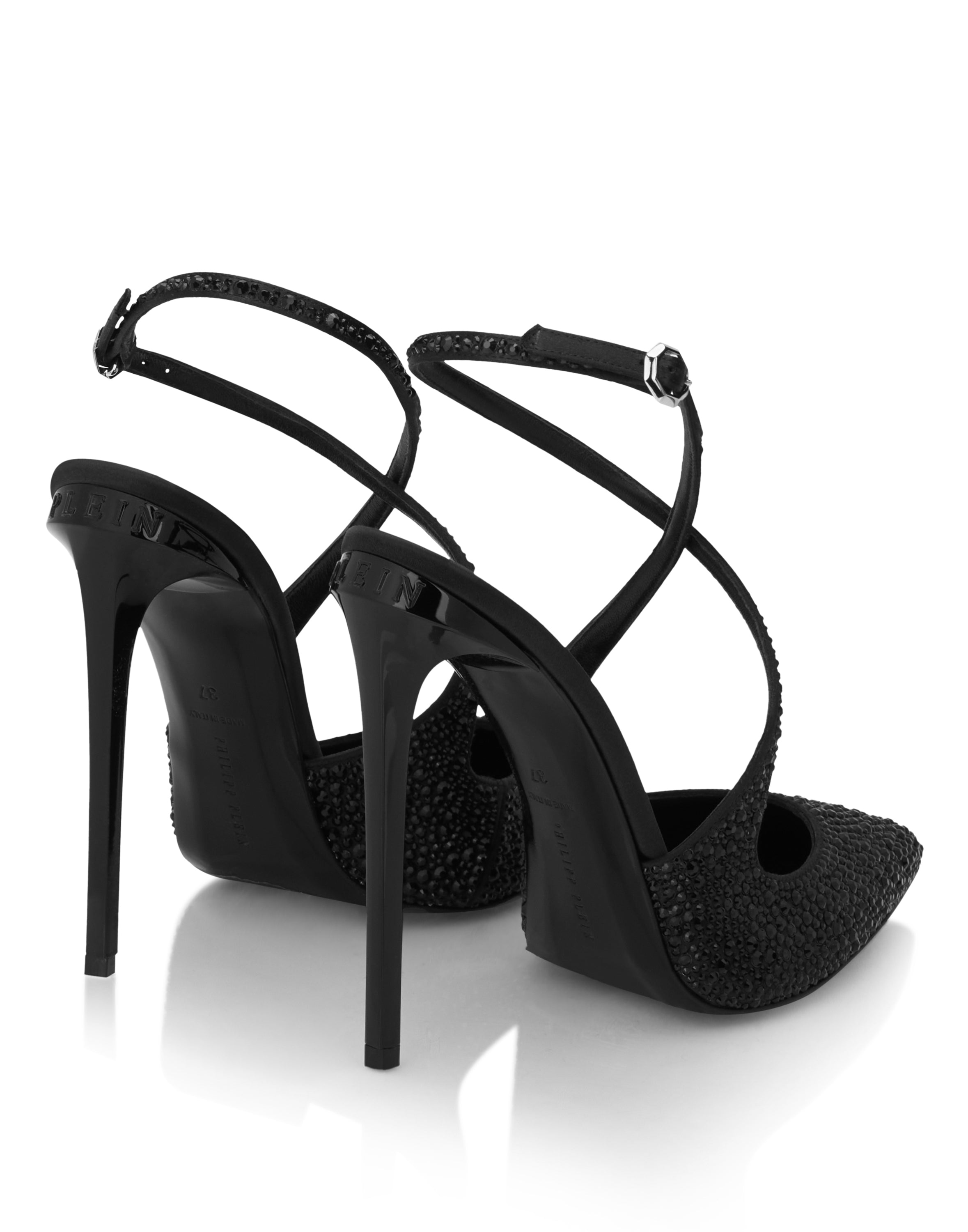 Slingback Shoes Strass